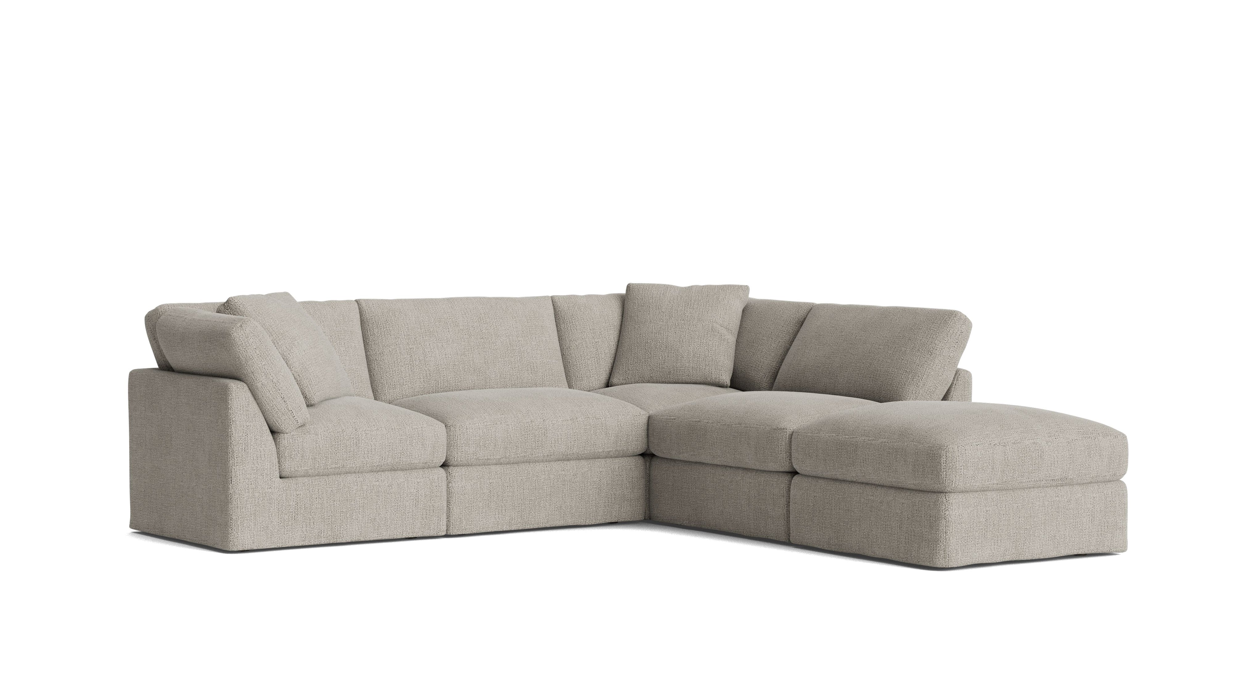 Get Together™ 5 - Piece Modular Sectional, Standard, Oatmeal - Sundays CompanySEC-YJ-039-007