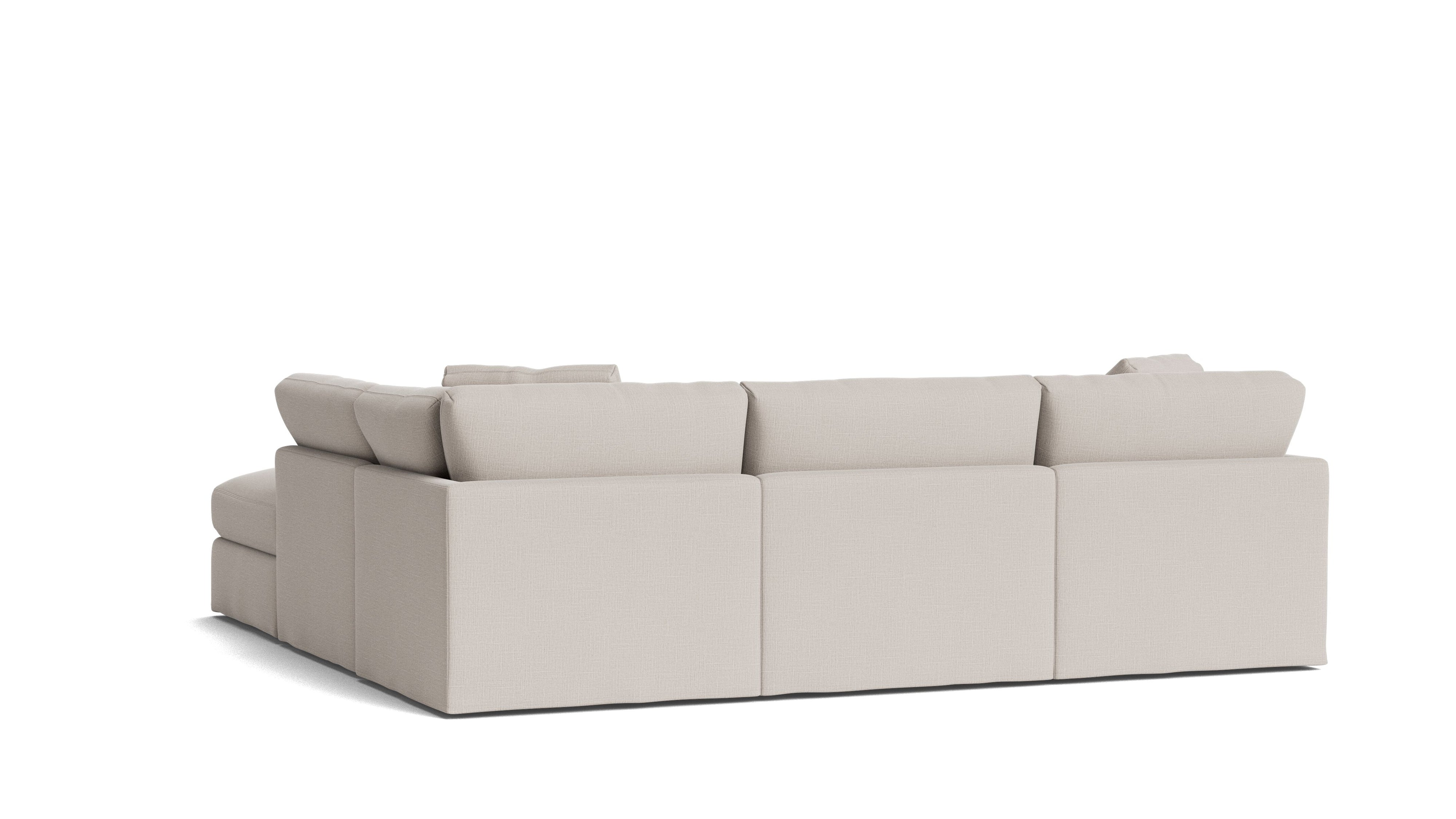 Get Together™ 5 - Piece Modular Sectional, Standard, Clay - Sundays CompanySEC-YJ-039-015
