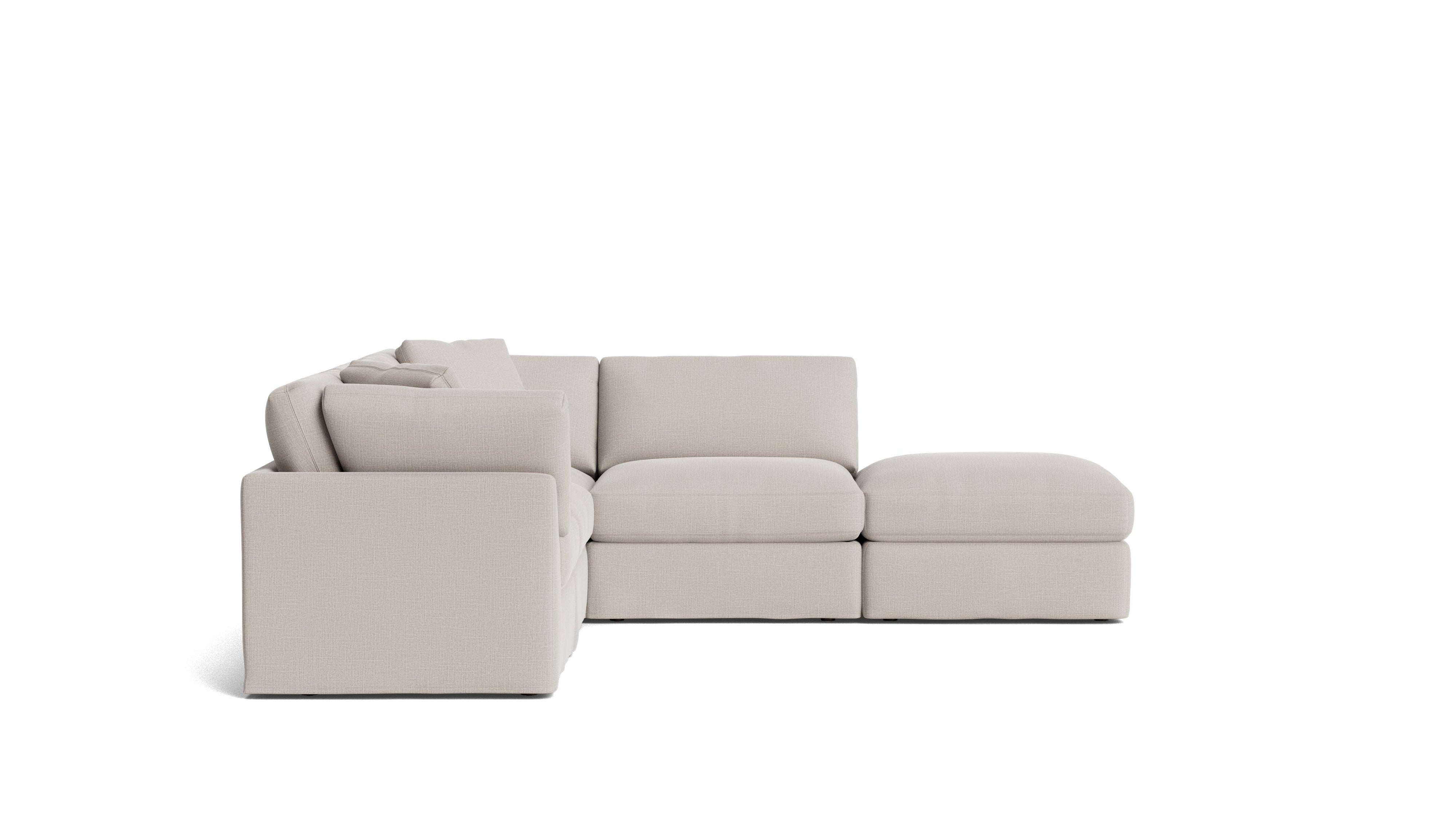 Get Together™ 5 - Piece Modular Sectional, Standard, Clay - Sundays CompanySEC-YJ-039-015