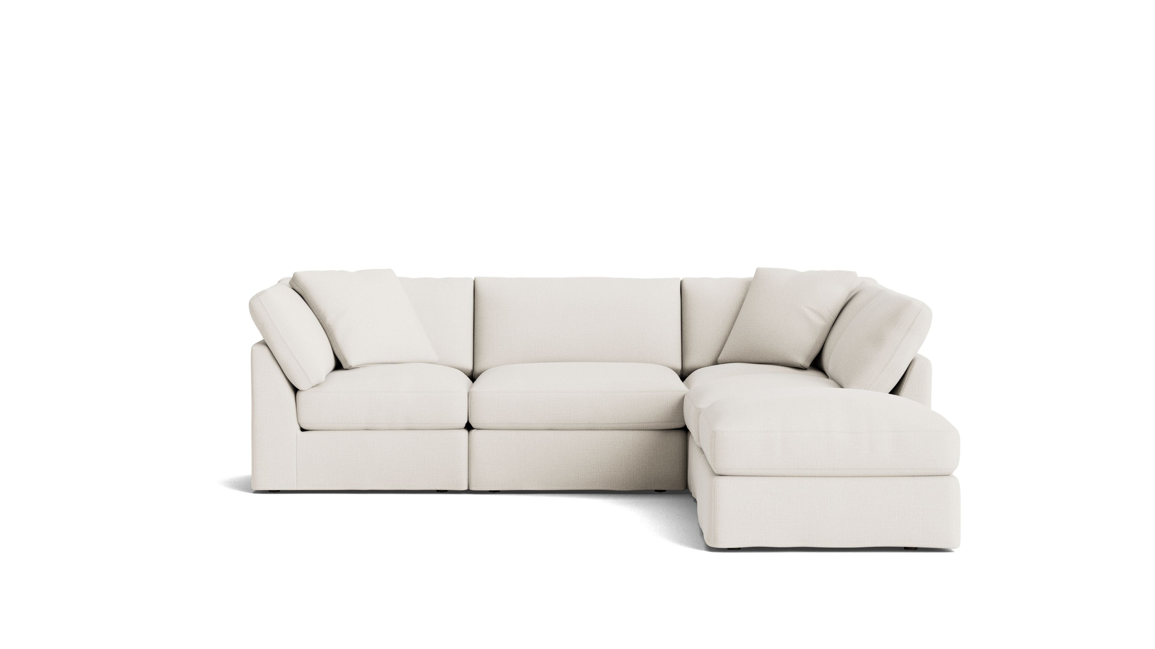 Get Together™ 5-Piece Modular Sectional, Standard, Cream Linen