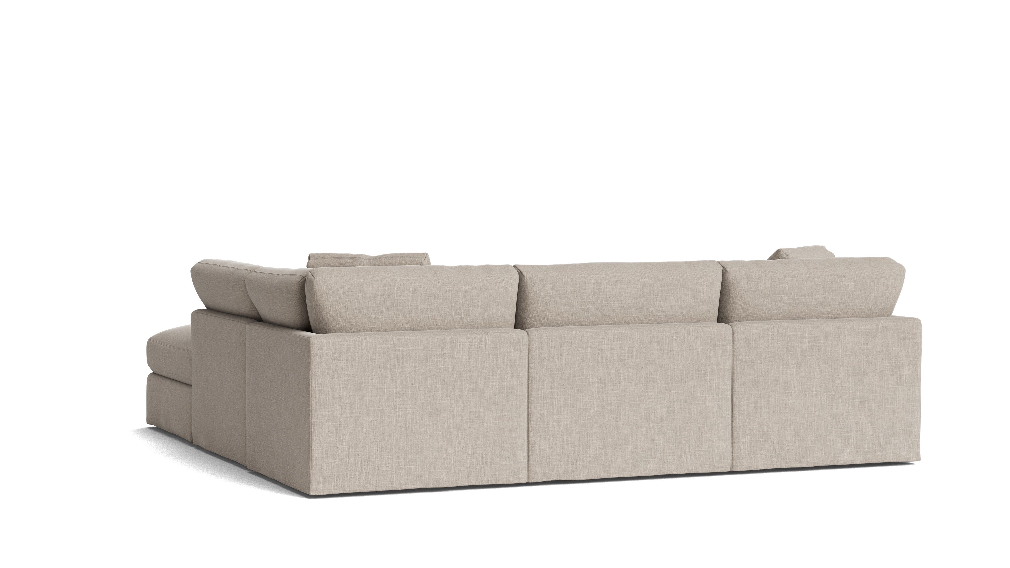 Get Together™ 5 - Piece Modular Sectional, Standard, Light Pebble - Sundays CompanySEC-YJ-039-029