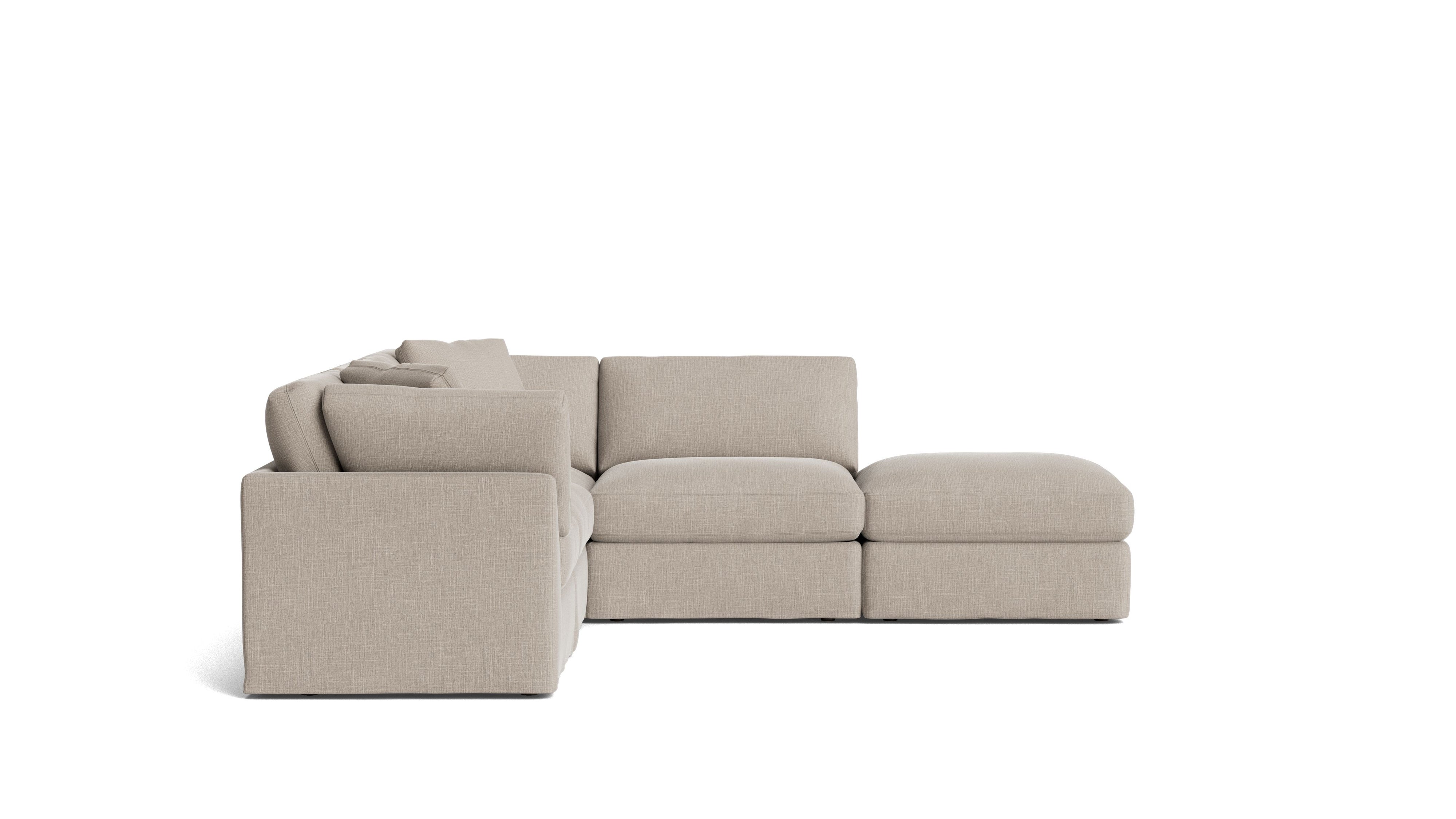 Get Together™ 5 - Piece Modular Sectional, Standard, Light Pebble - Sundays CompanySEC-YJ-039-029