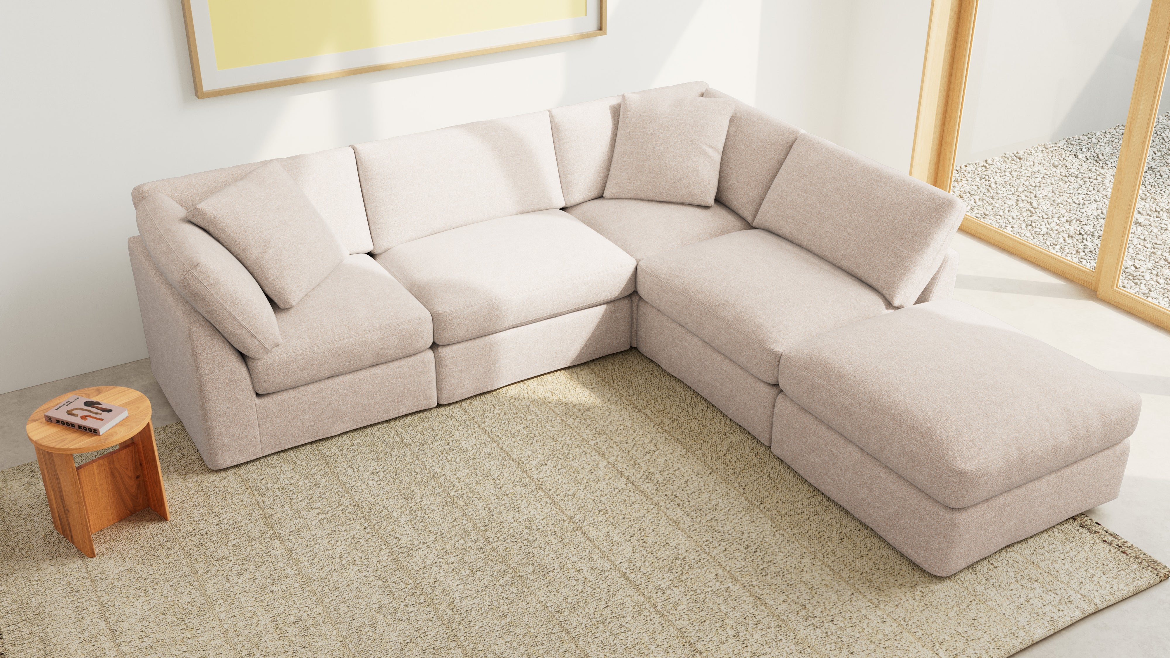 Get Together™ 5-Piece Modular Sectional, Standard, Sunbeam