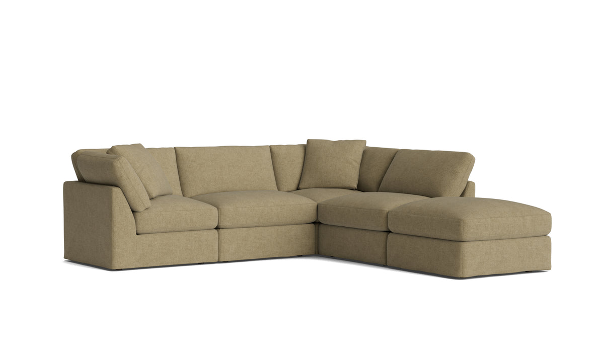 Get Together™ 5-Piece Modular Sectional, Standard, Olive