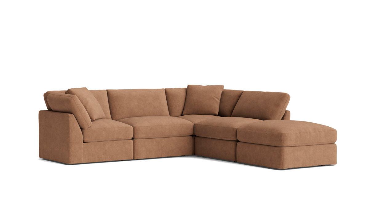 Get Together™ 5-Piece Modular Sectional, Standard, Spice — alternate view