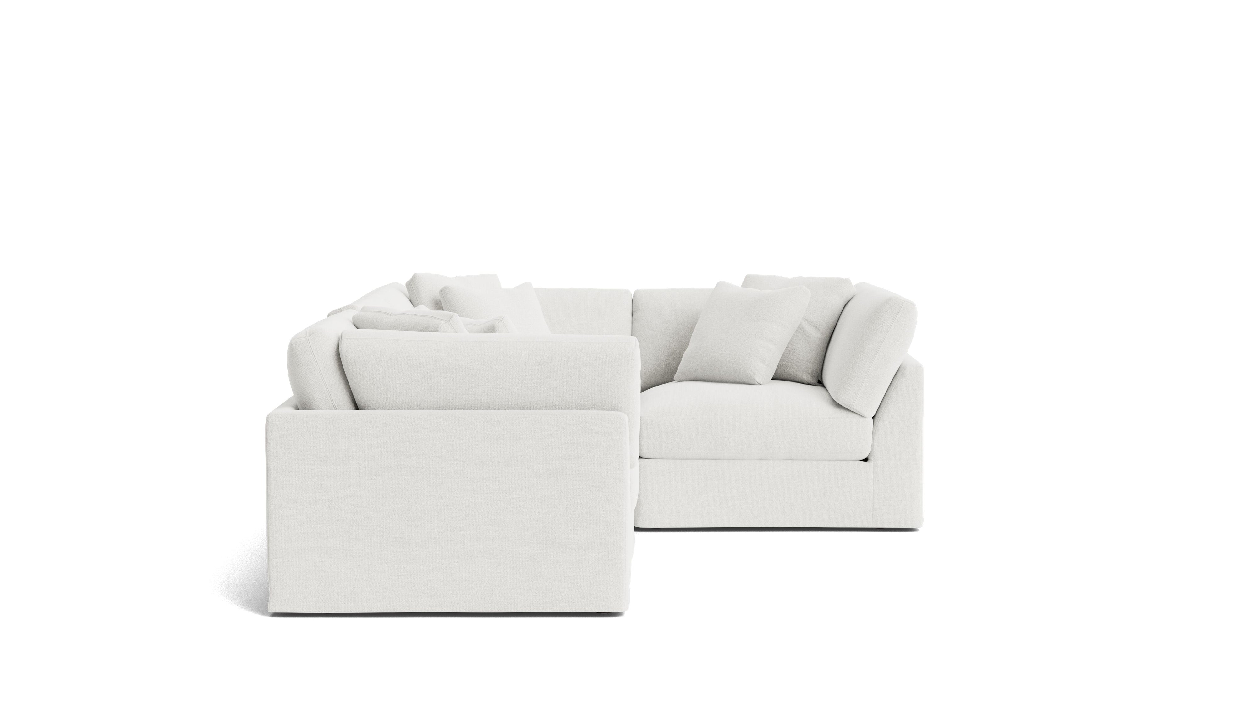 Get Together™ 4 - Piece Modular Sectional Closed, Large, Sea Salt - Sundays CompanySEC-YJ-040-002