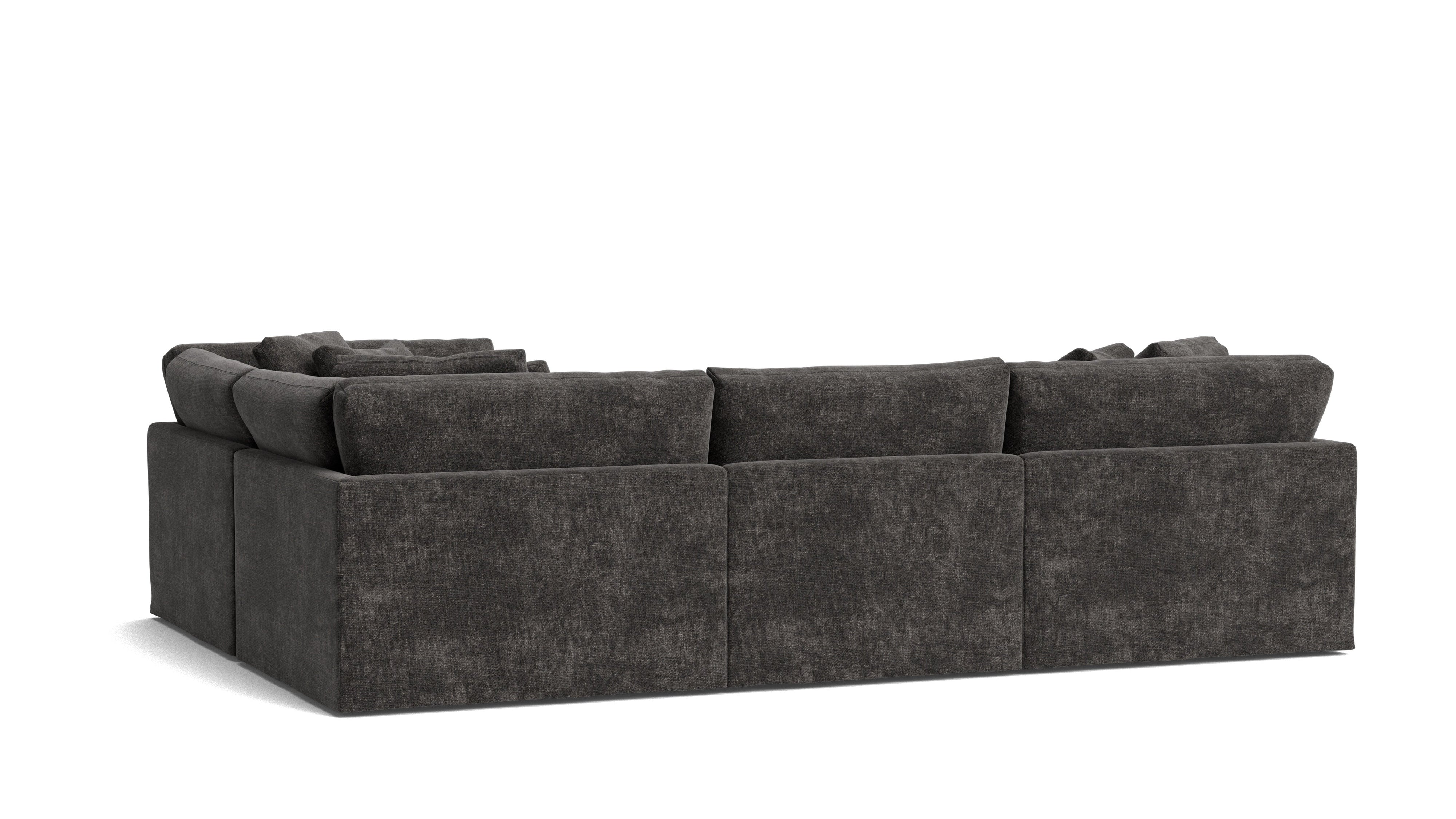 Get Together™ 4-Piece Modular Sectional Closed, Large, Truffle