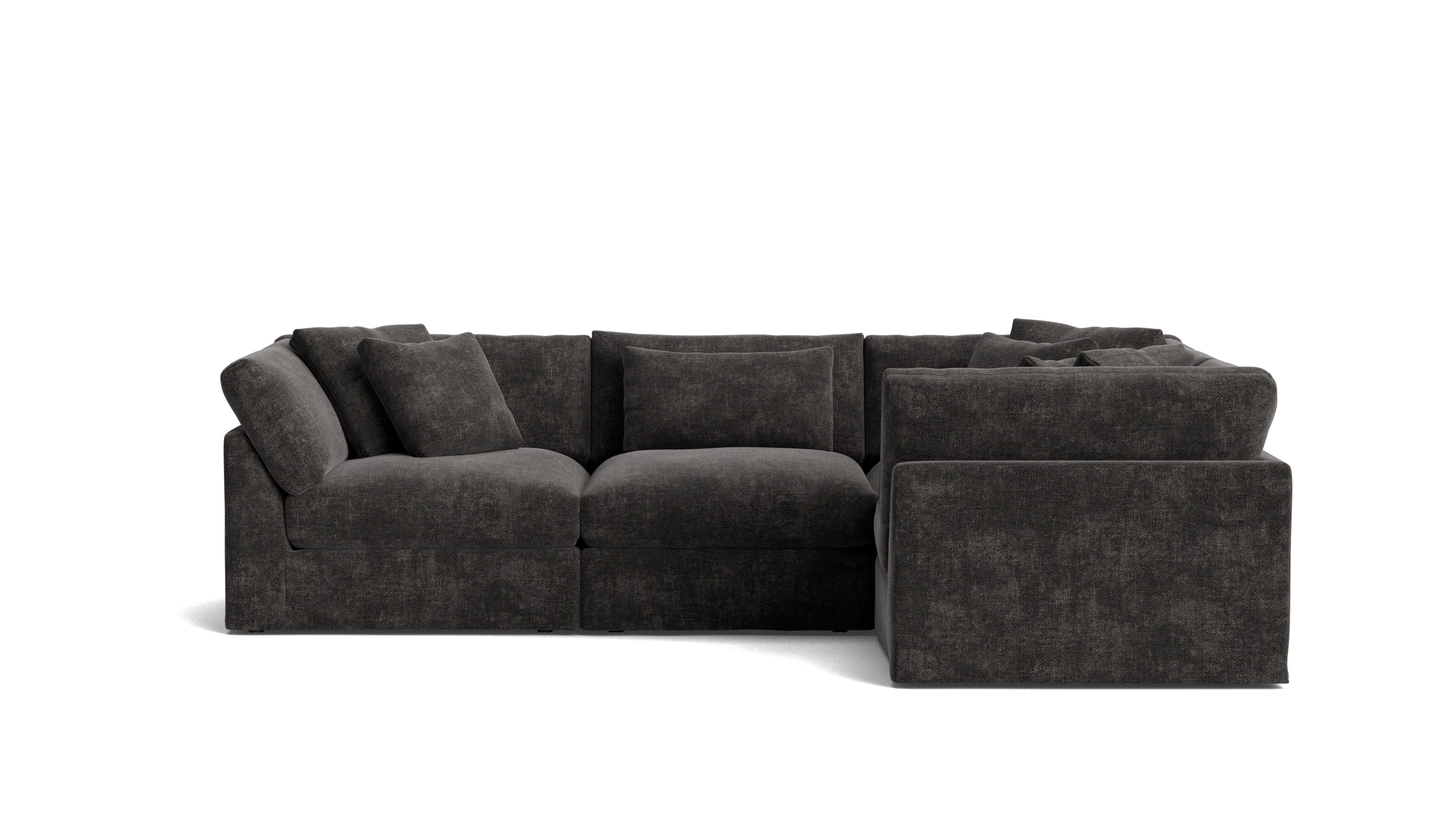 Get Together™ 4-Piece Modular Sectional Closed, Large, Truffle
