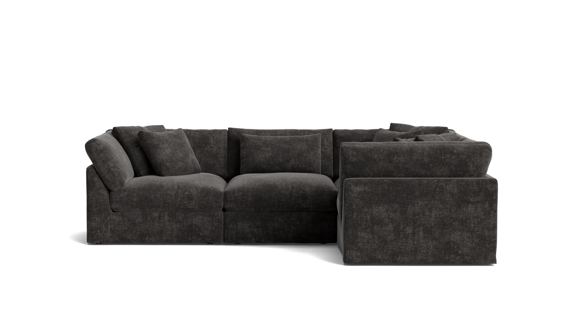 Get Together™ 4-Piece Modular Sectional Closed, Large, Truffle_image