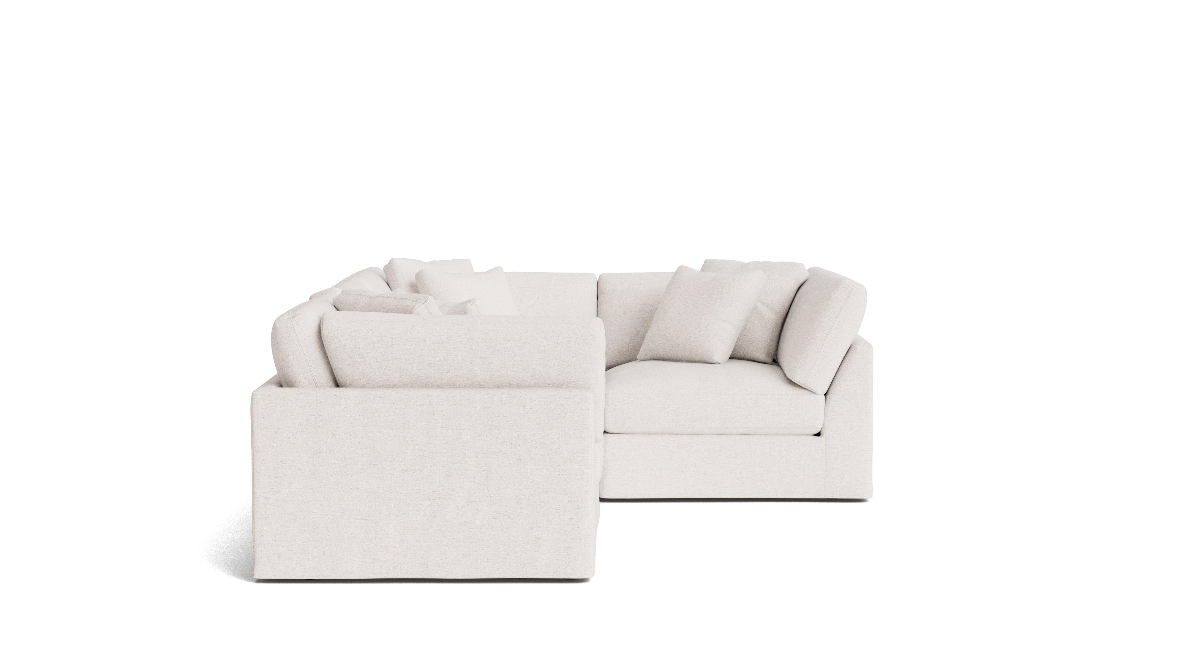 Get Together™ 4-Piece Modular Sectional Closed, Large, Nomad Snow