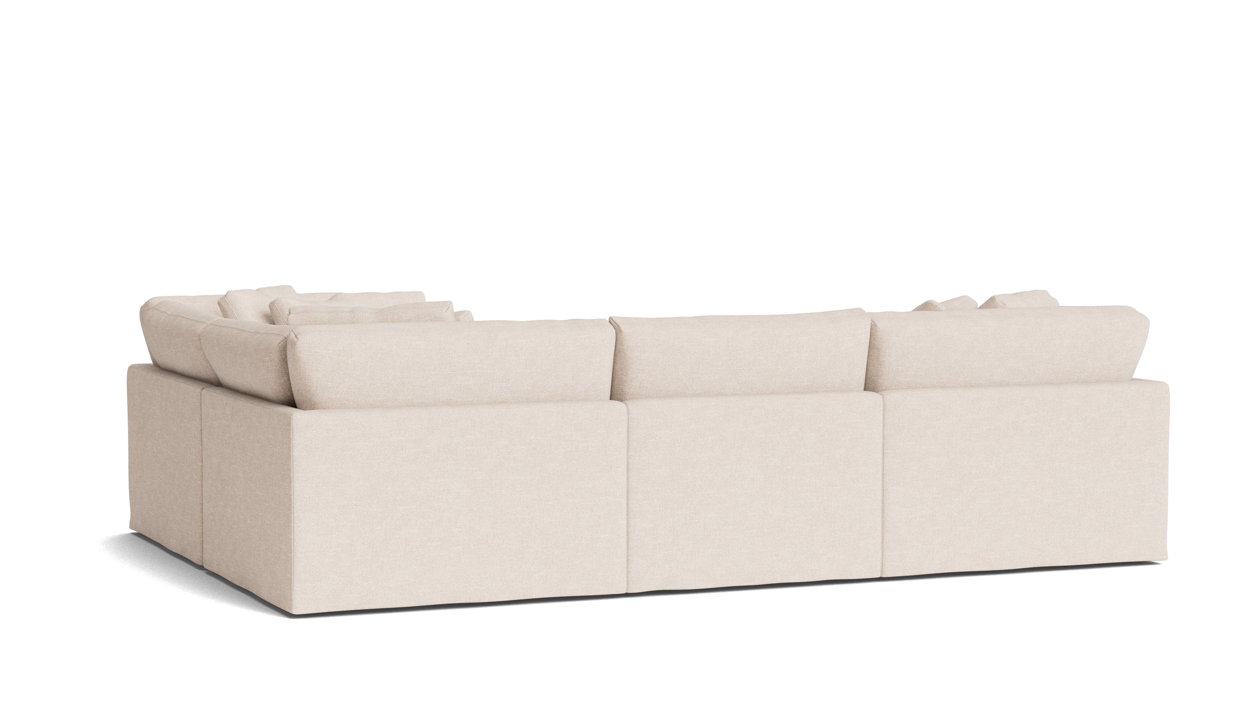 Get Together™ 4-Piece Modular Sectional Closed, Large, Sunbeam