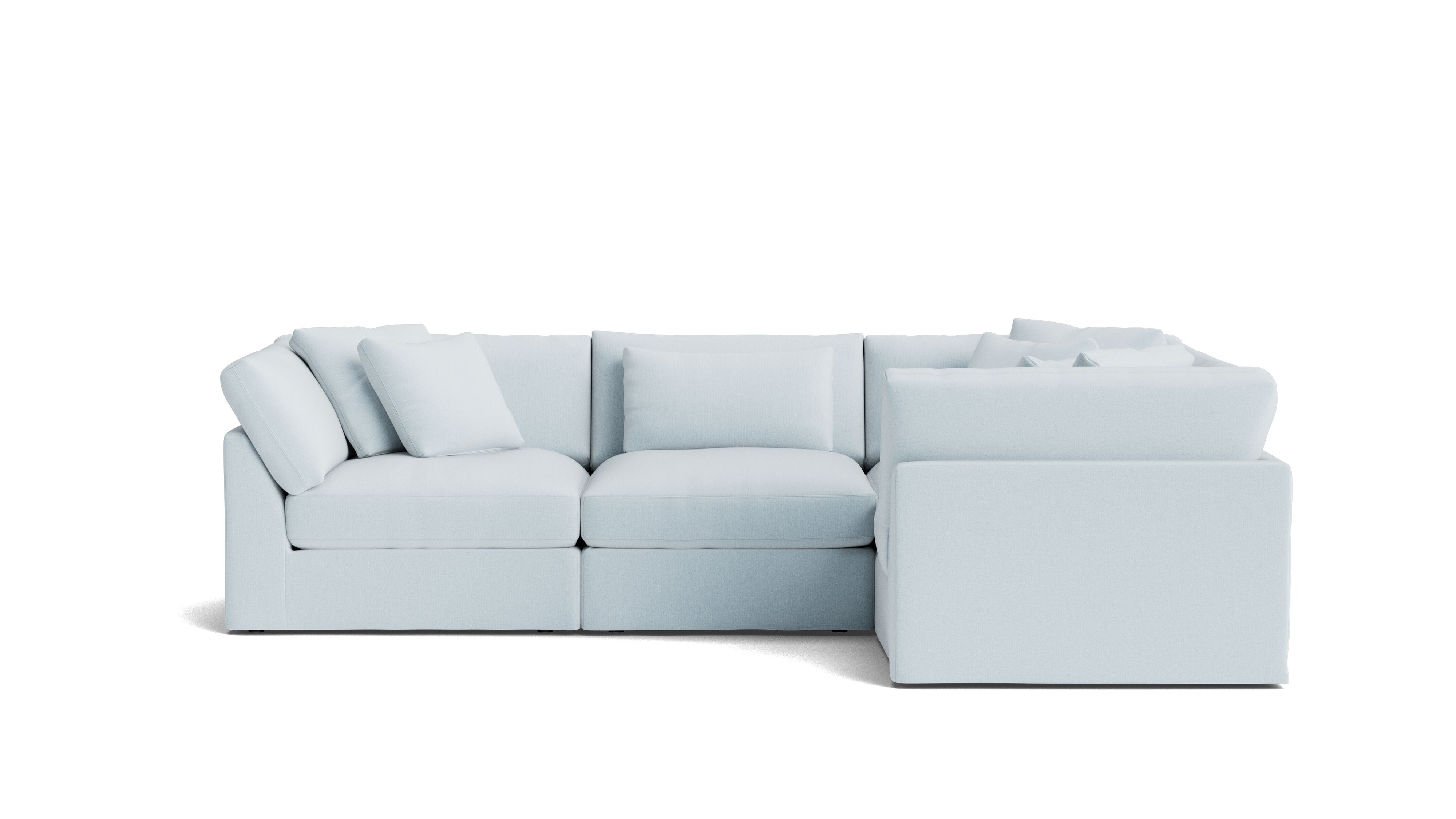Get Together™ 4-Piece Modular Sectional Closed, Large, Cove