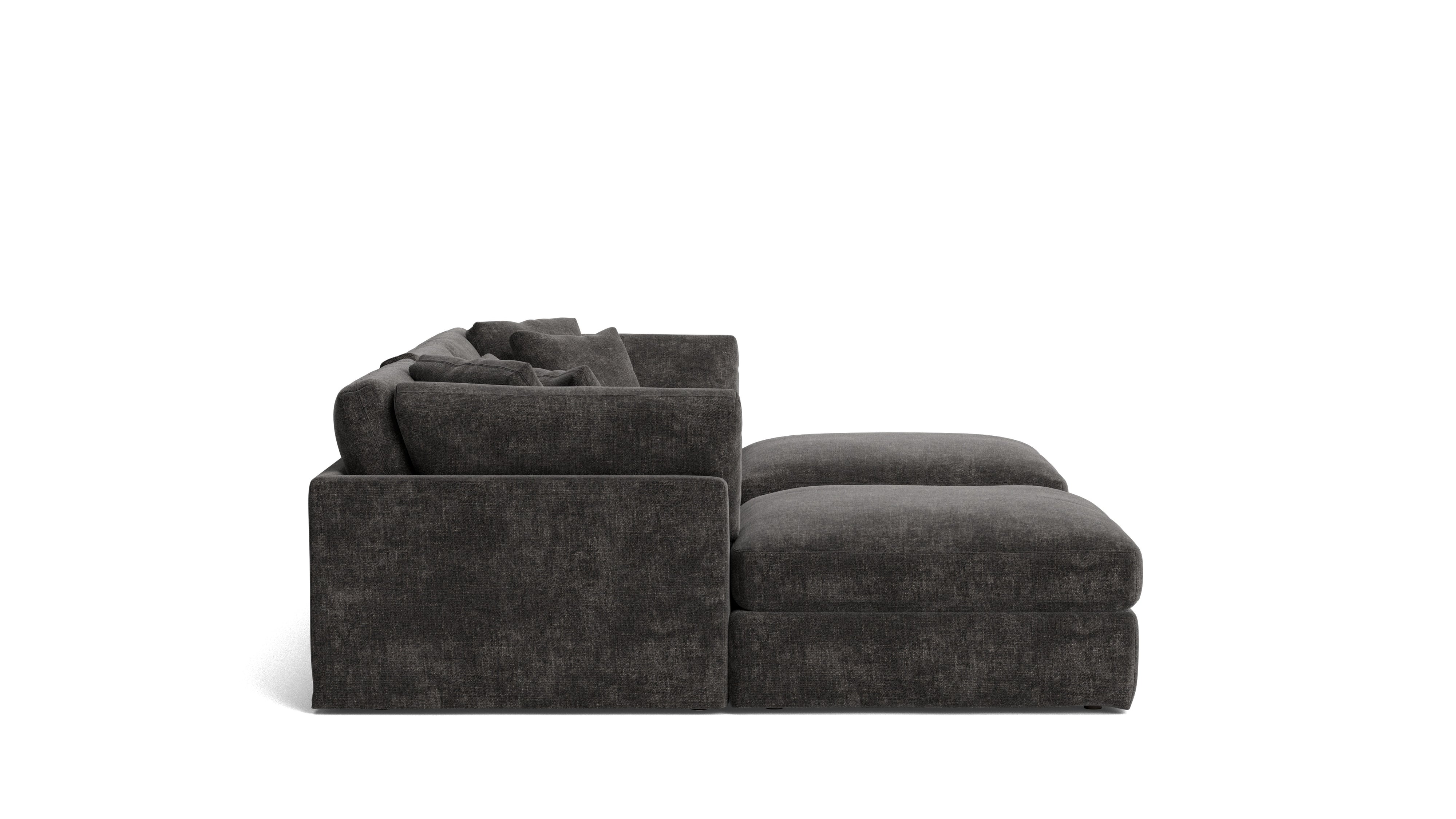 Get Together™ 5 - Piece Modular U - Shaped Sectional, Large, Truffle - Sundays CompanySEC-YJ-041-003