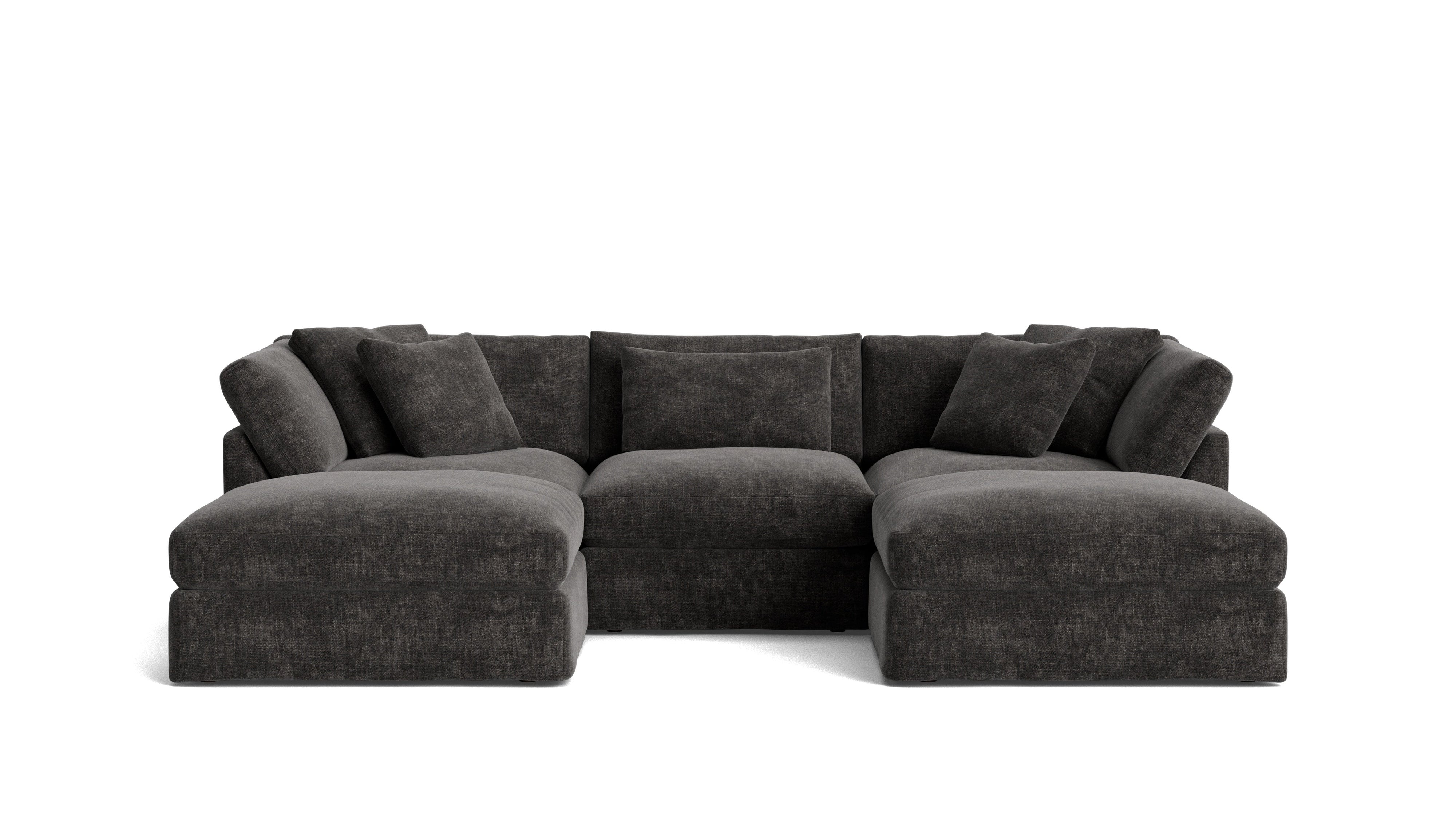 Get Together™ 5-Piece Modular U-Shaped Sectional, Large, Truffle