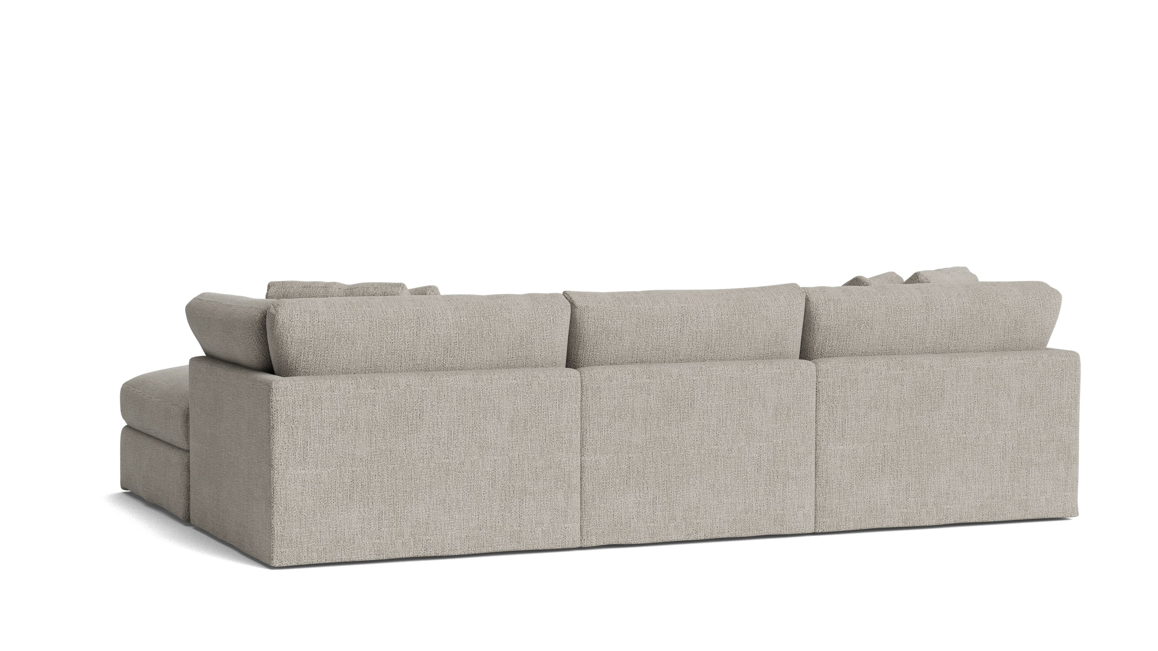 Get Together™ 5 - Piece Modular U - Shaped Sectional, Large, Oatmeal - Sundays CompanySEC-YJ-041-007