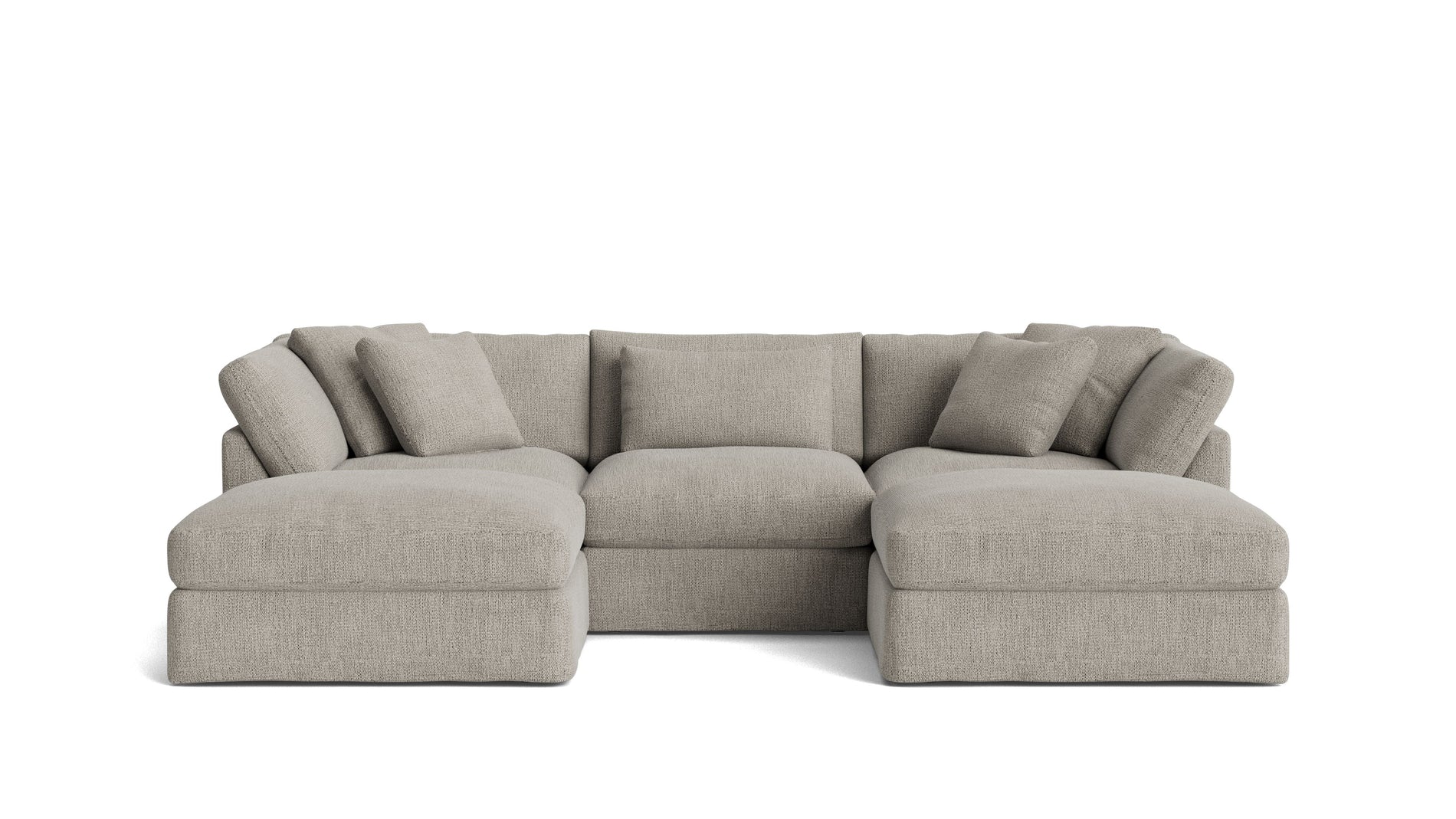Get Together™ 5-Piece Modular U-Shaped Sectional, Large, Oatmeal_image
