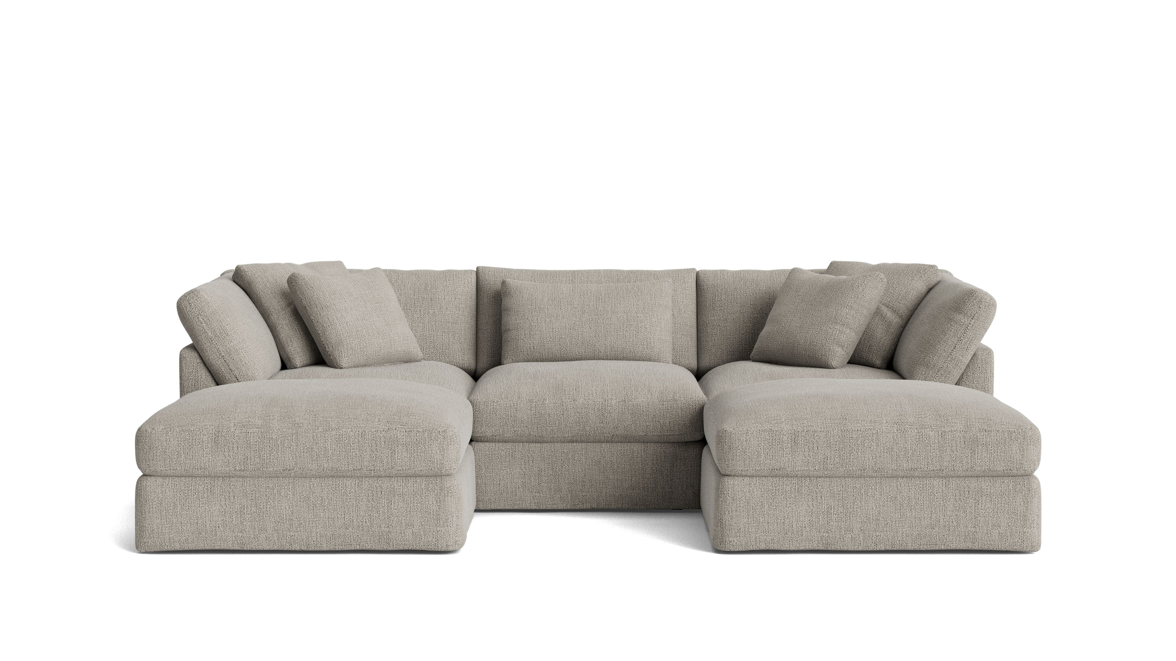 Get Together™ 5-Piece Modular U-Shaped Sectional, Large, Oatmeal