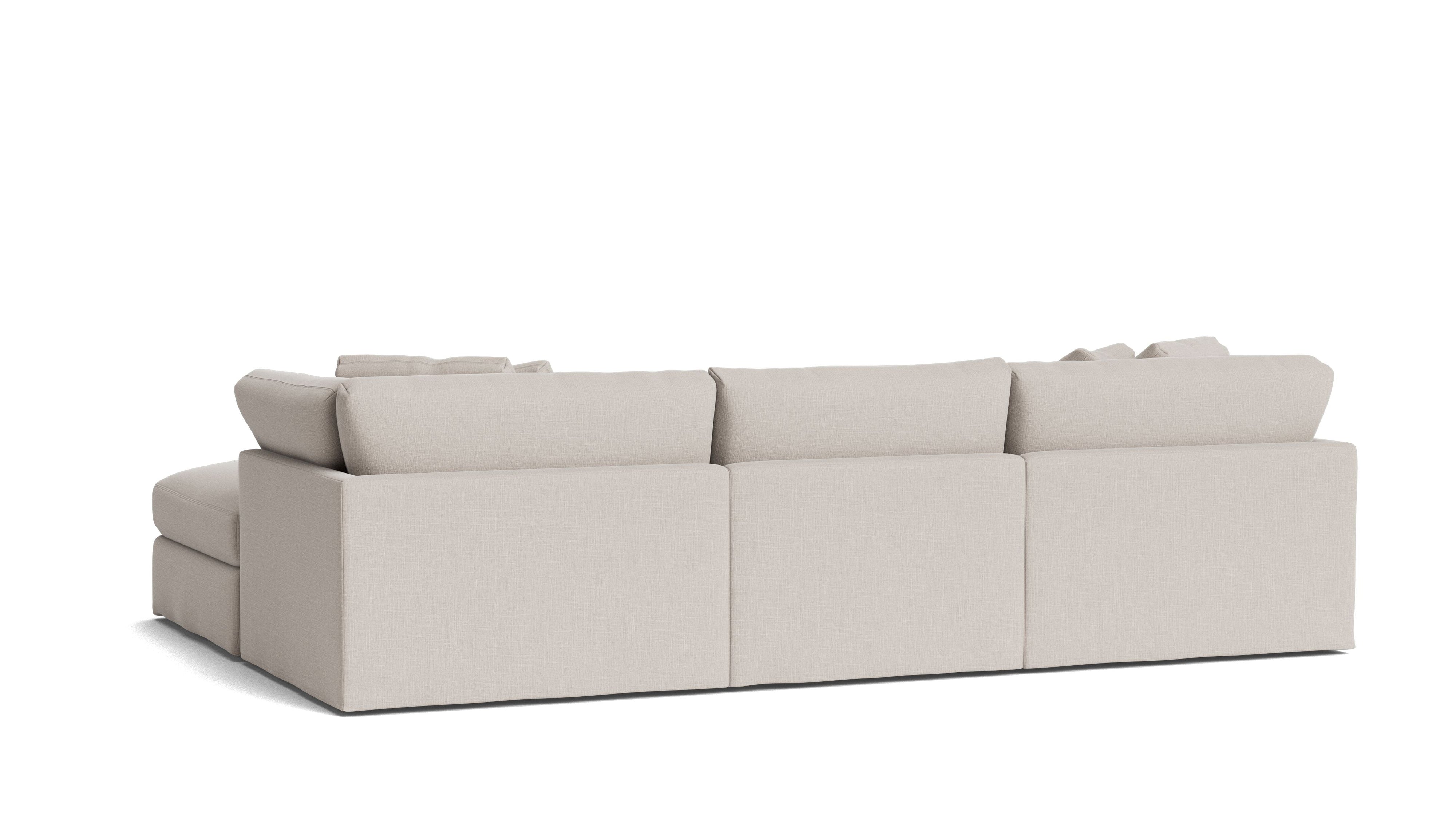 Get Together™ 5-Piece Modular U-Shaped Sectional, Large, Clay