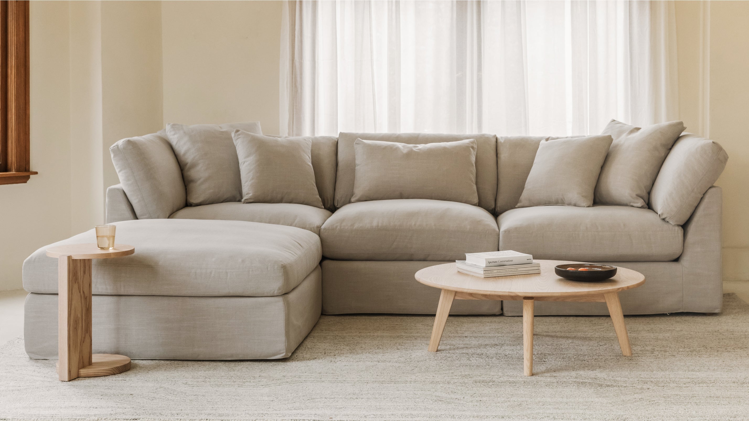 Get Together™ 5-Piece Modular U-Shaped Sectional, Large, Clay