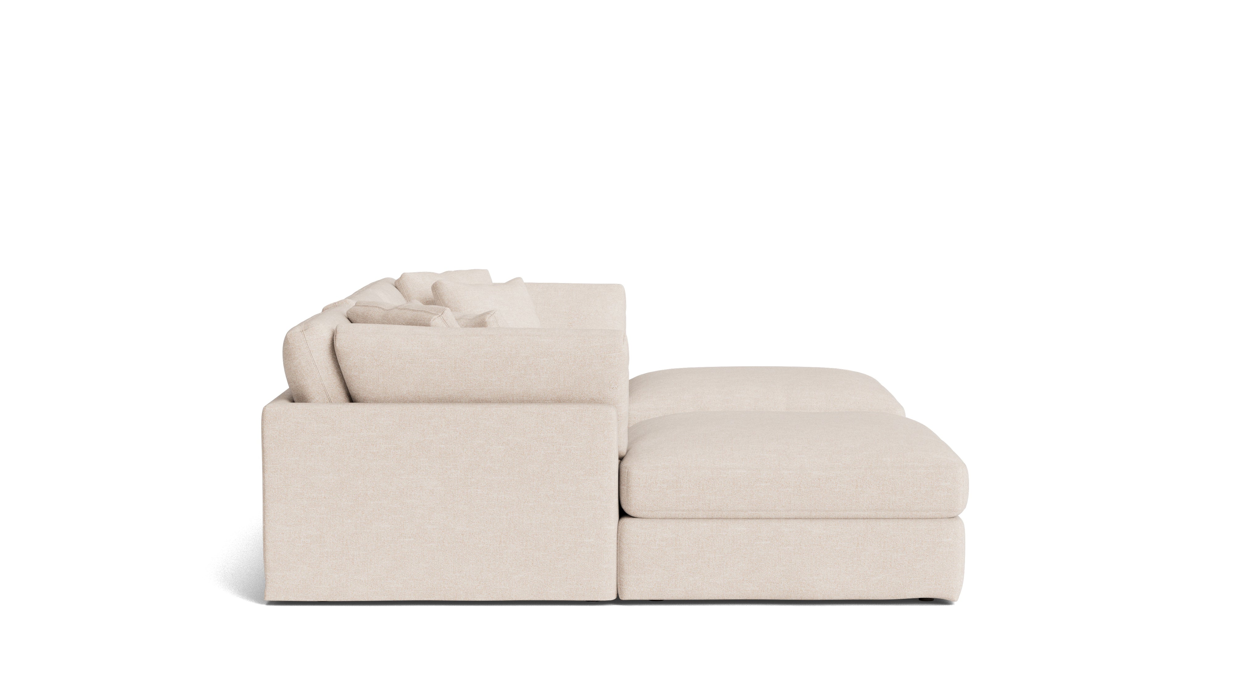 Get Together™ 5-Piece Modular U-Shaped Sectional, Large, Sunbeam