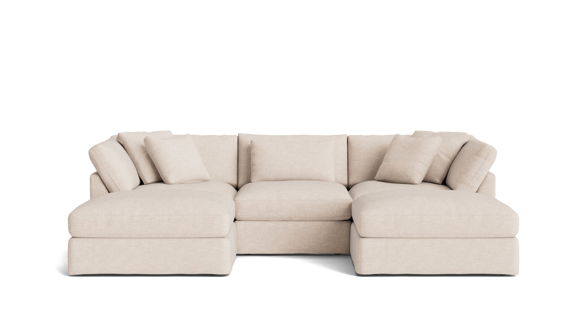 Get Together™ 5-Piece Modular U-Shaped Sectional, Large, Sunbeam_image