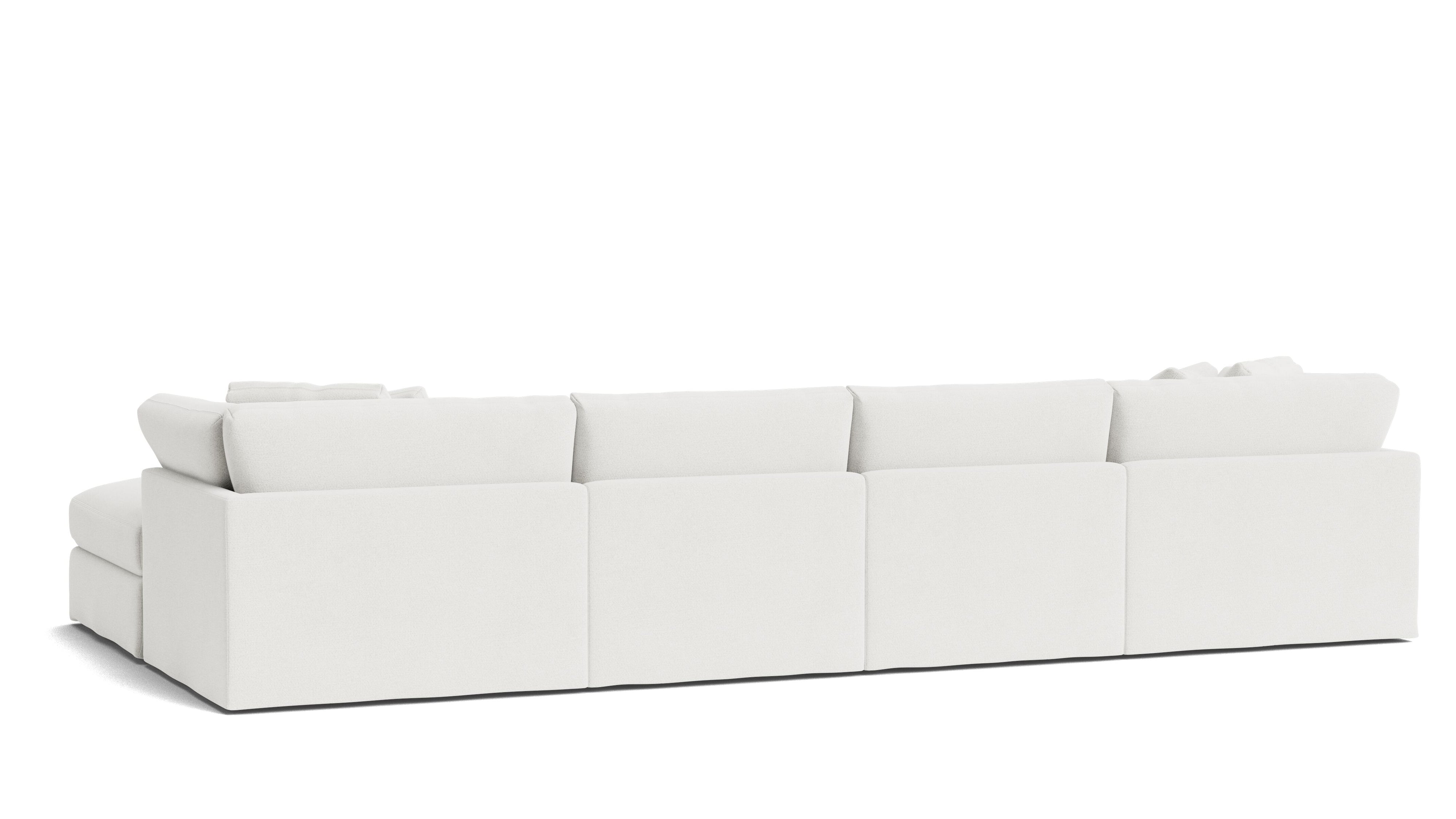 Get Together™ 6 - Piece Modular U - Shaped Sectional, Large, Sea Salt - Sundays CompanySEC-YJ-042-002