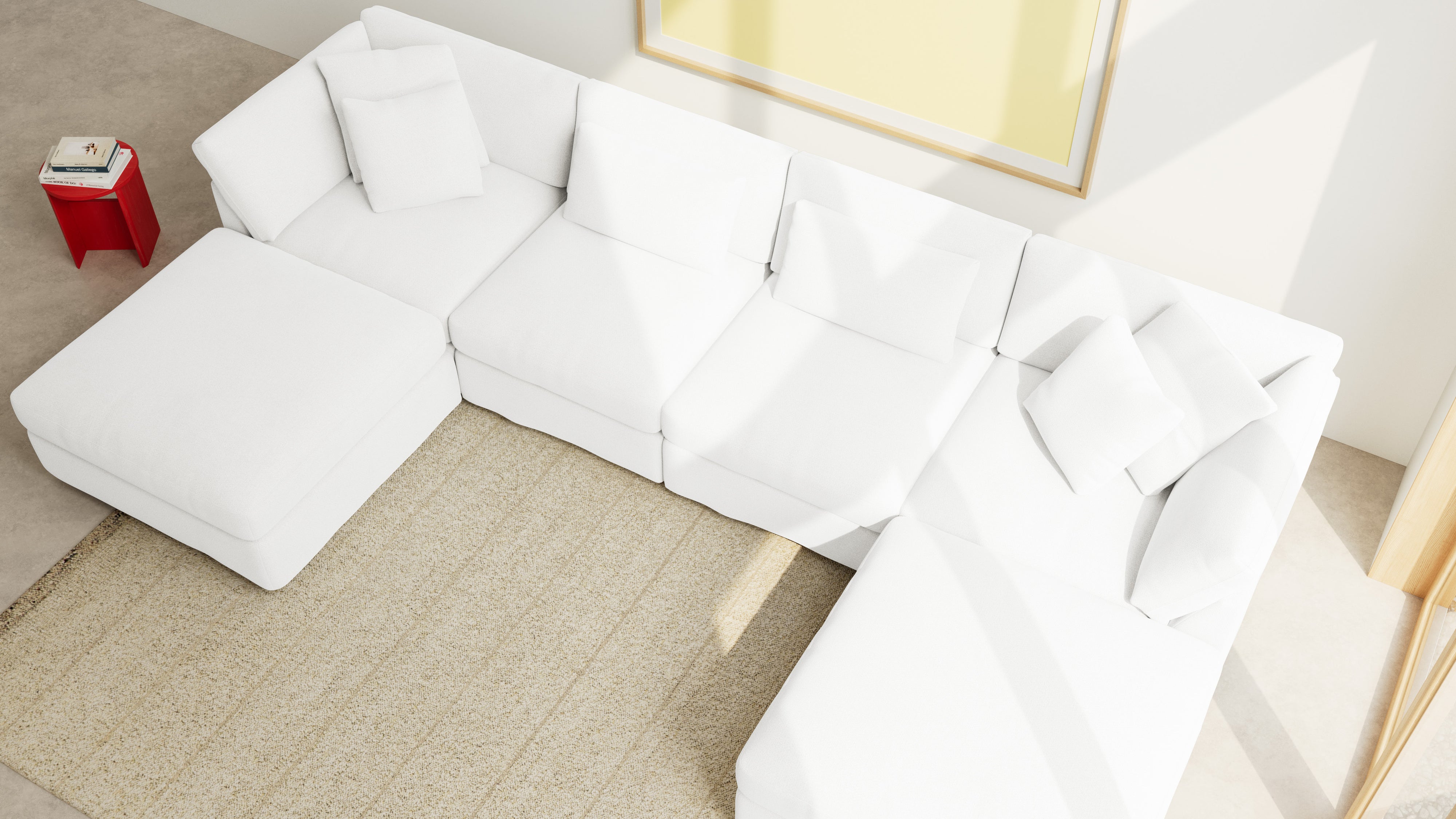 Get Together™ 6-Piece Modular U-Shaped Sectional, Large, Sea Salt