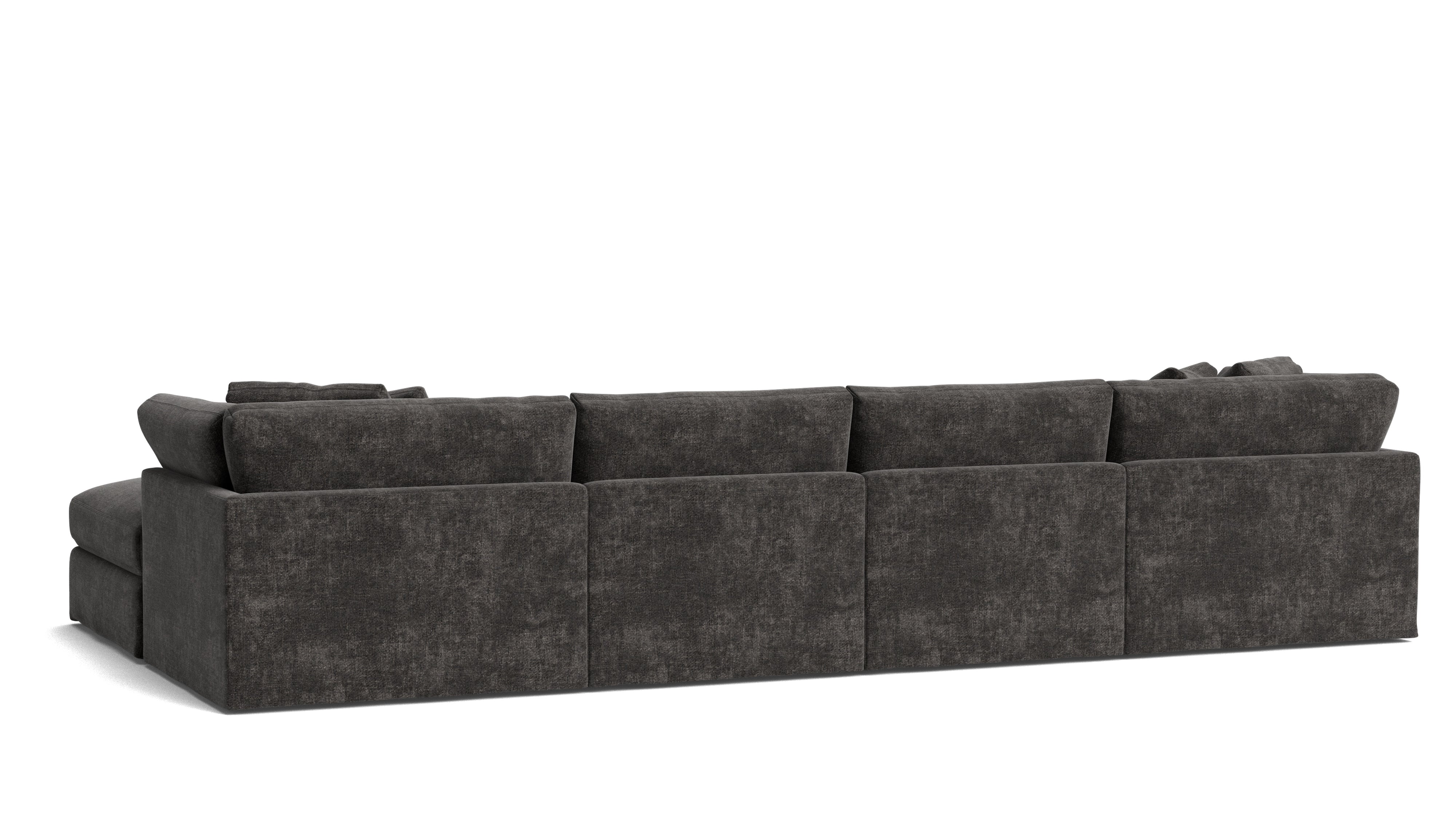 Get Together™ 6 - Piece Modular U - Shaped Sectional, Large, Truffle - Sundays CompanySEC-YJ-042-003