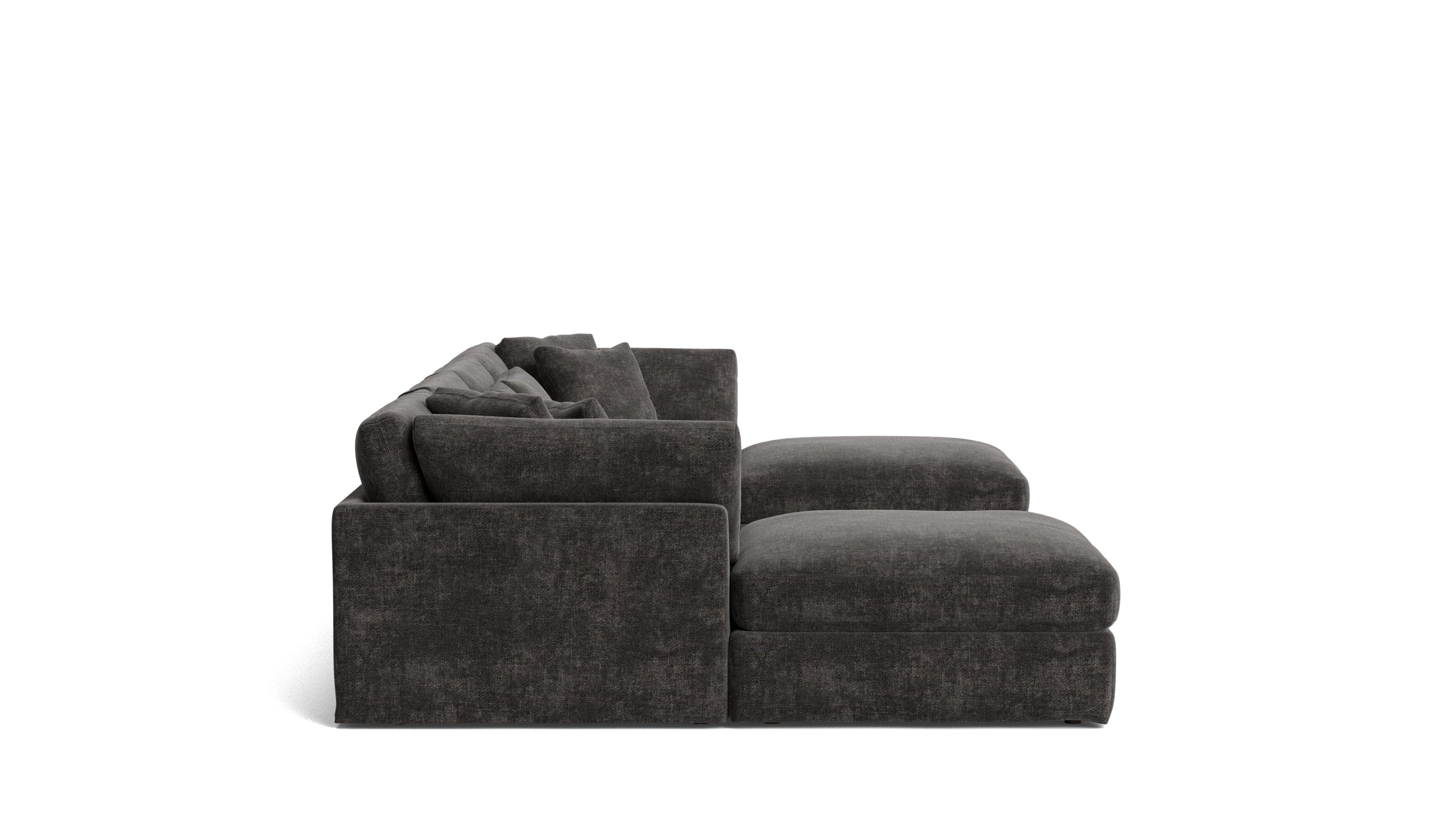 Get Together™ 6 - Piece Modular U - Shaped Sectional, Large, Truffle - Sundays CompanySEC-YJ-042-003