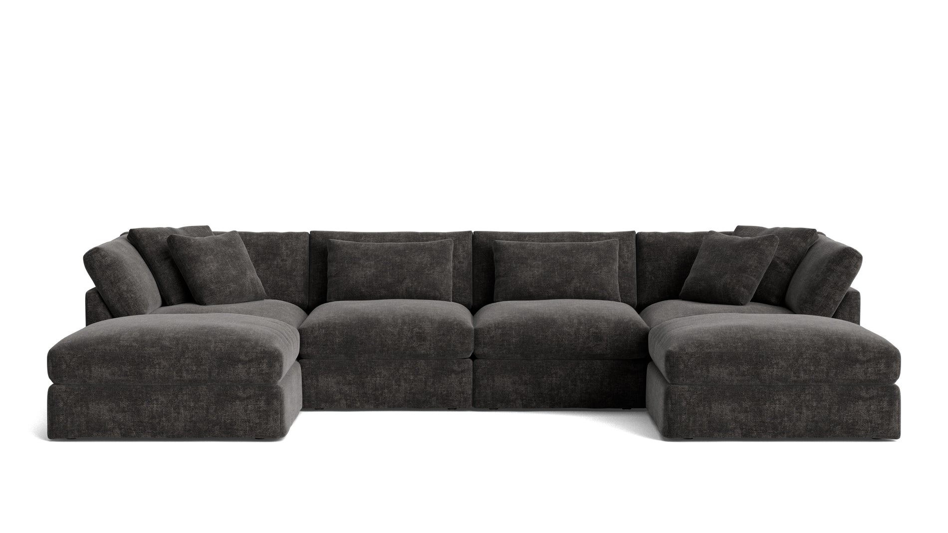 Get Together™ 6-Piece Modular U-Shaped Sectional, Large, Truffle_image
