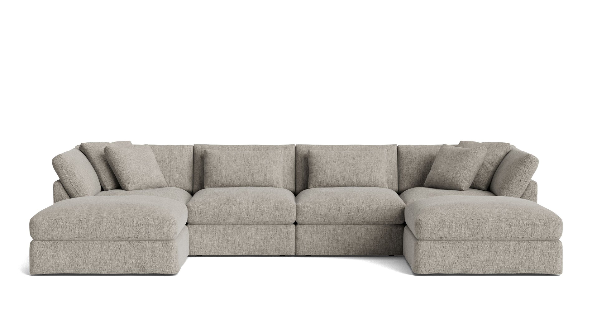 Get Together™ 6-Piece Modular U-Shaped Sectional, Large, Oatmeal_image
