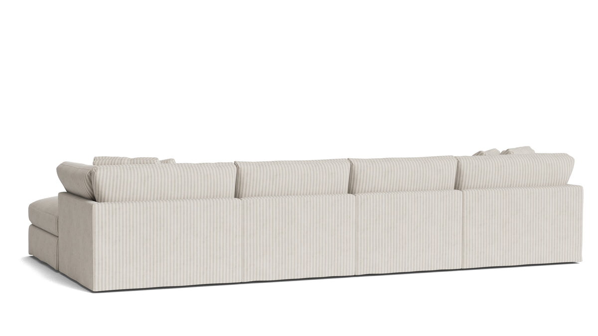 Get Together™ 6-Piece Modular U-Shaped Sectional, Large, Newport Stripe