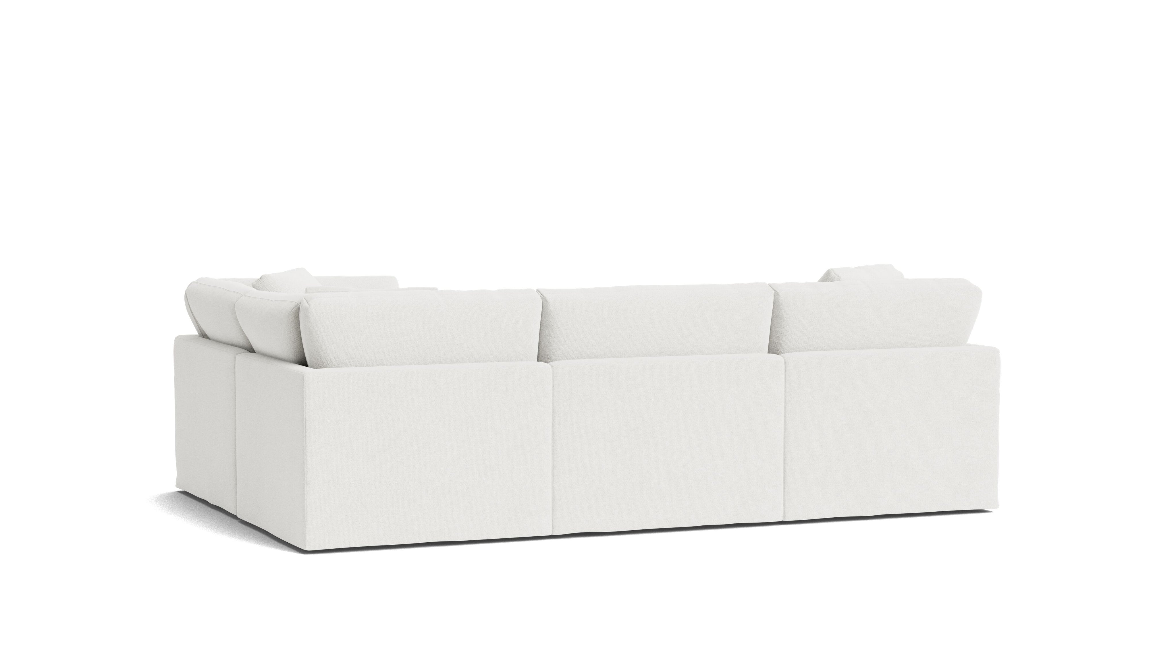 Get Together™ 4 - Piece Modular Sectional Closed, Standard, Sea Salt - Sundays CompanySEC-YJ-043-002