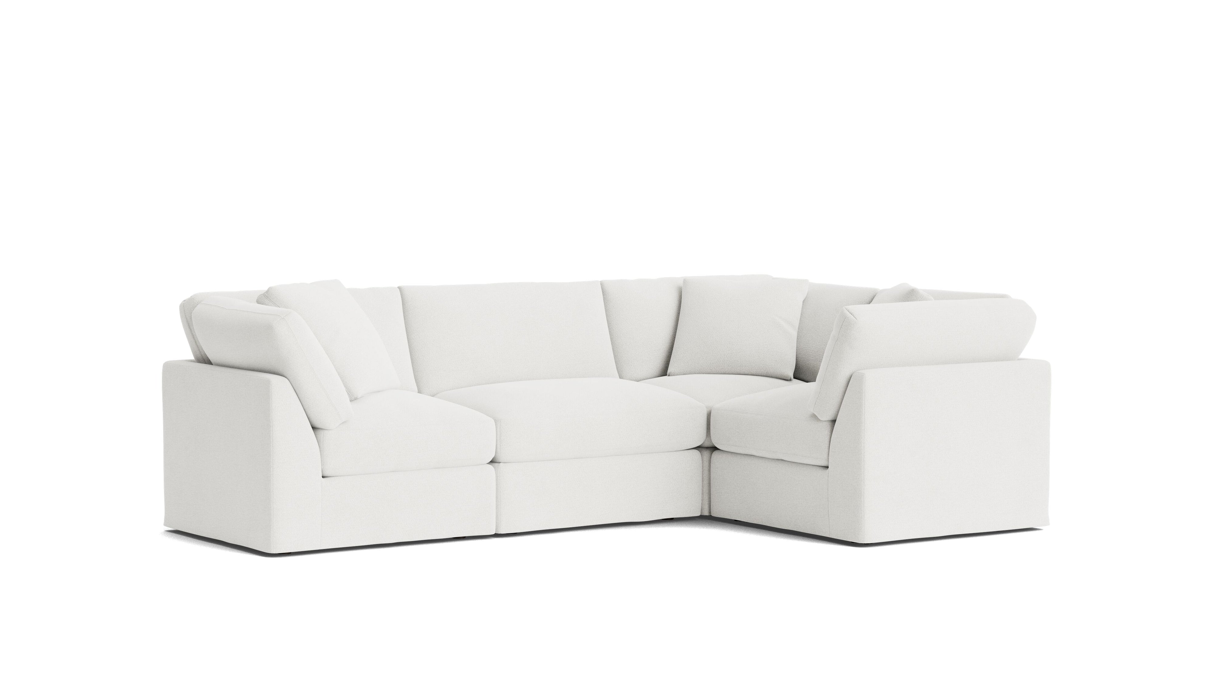 Get Together™ 4 - Piece Modular Sectional Closed, Standard, Sea Salt - Sundays CompanySEC-YJ-043-002