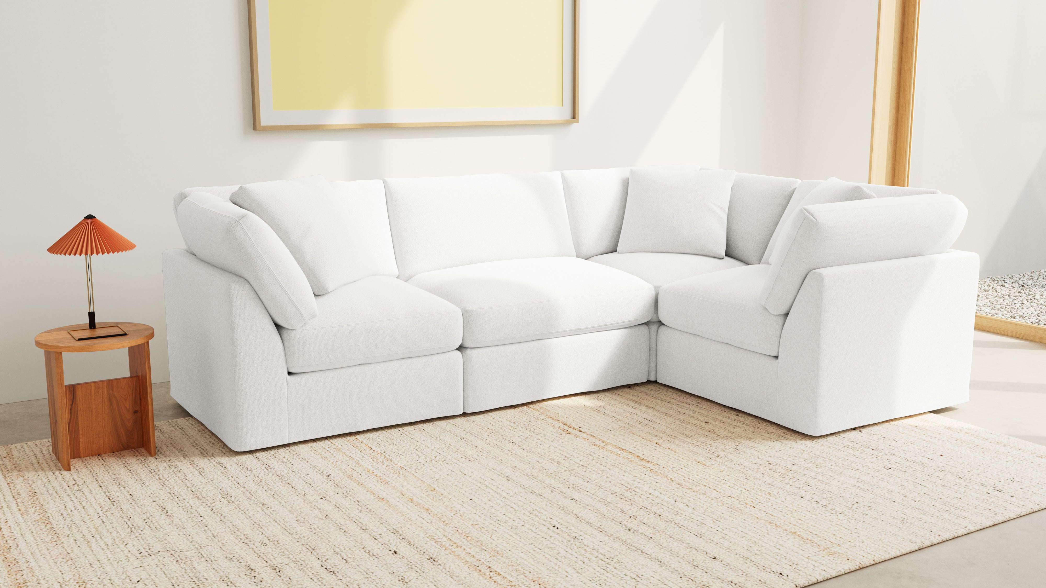 Get Together™ 4-Piece Modular Sectional Closed, Standard, Sea Salt