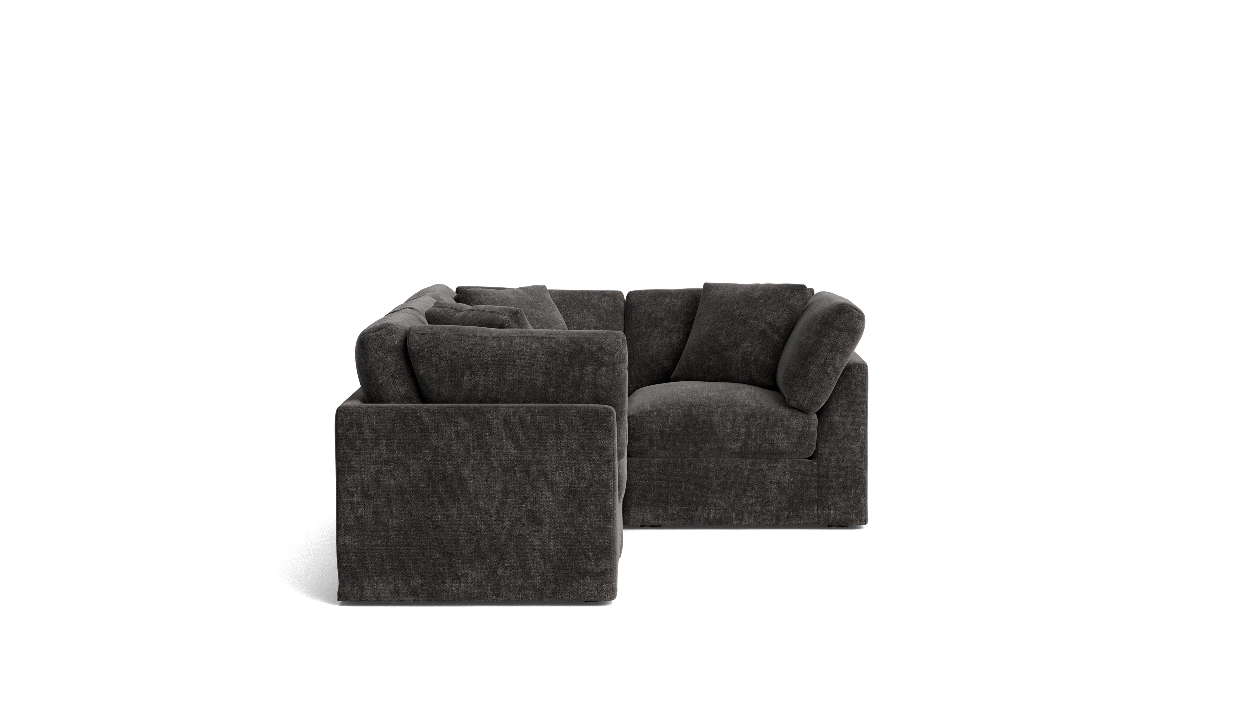 Get Together™ 4 - Piece Modular Sectional Closed, Standard, Truffle - Sundays CompanySEC-YJ-043-003