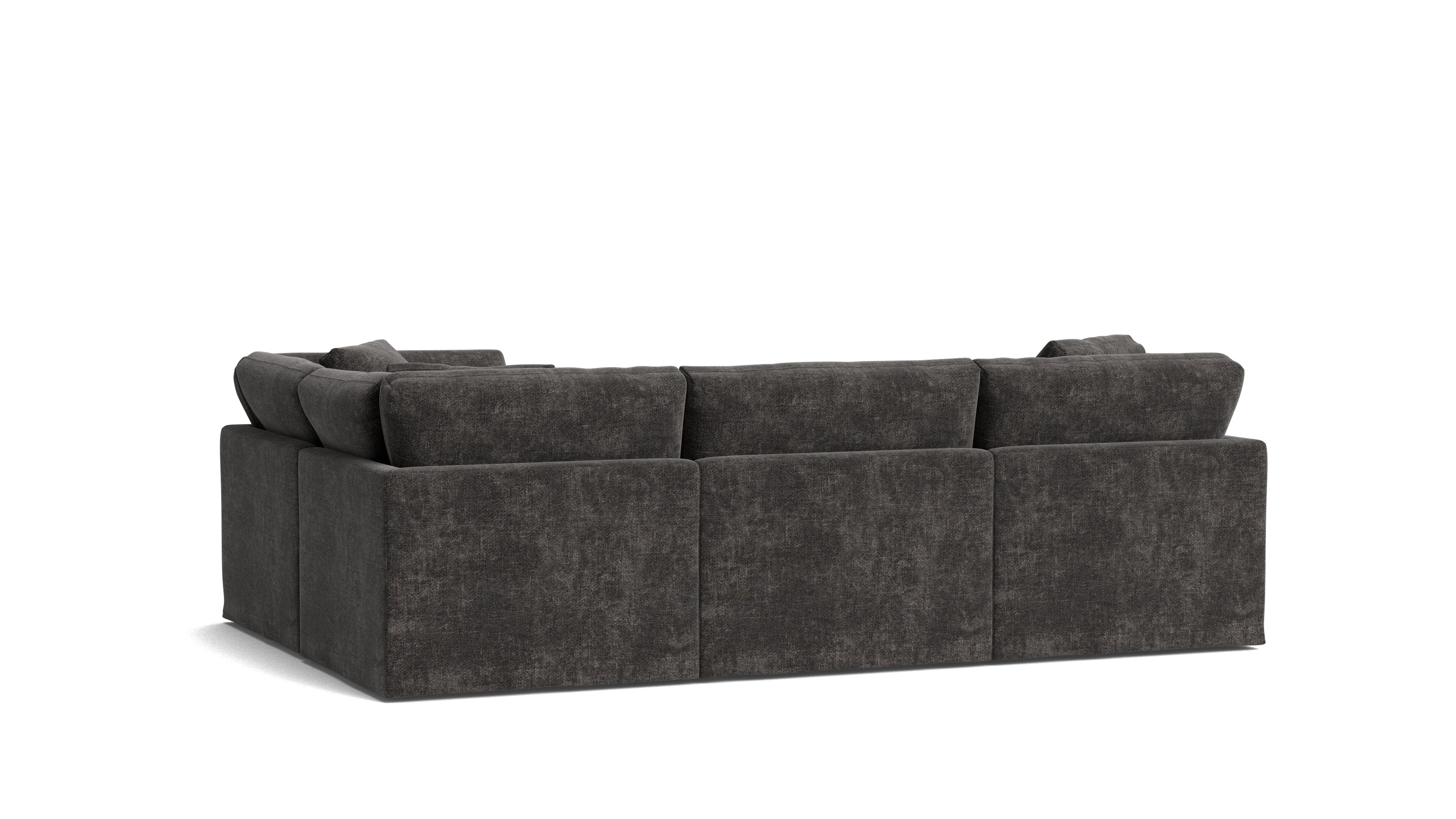 Get Together™ 4-Piece Modular Sectional Closed, Standard, Truffle