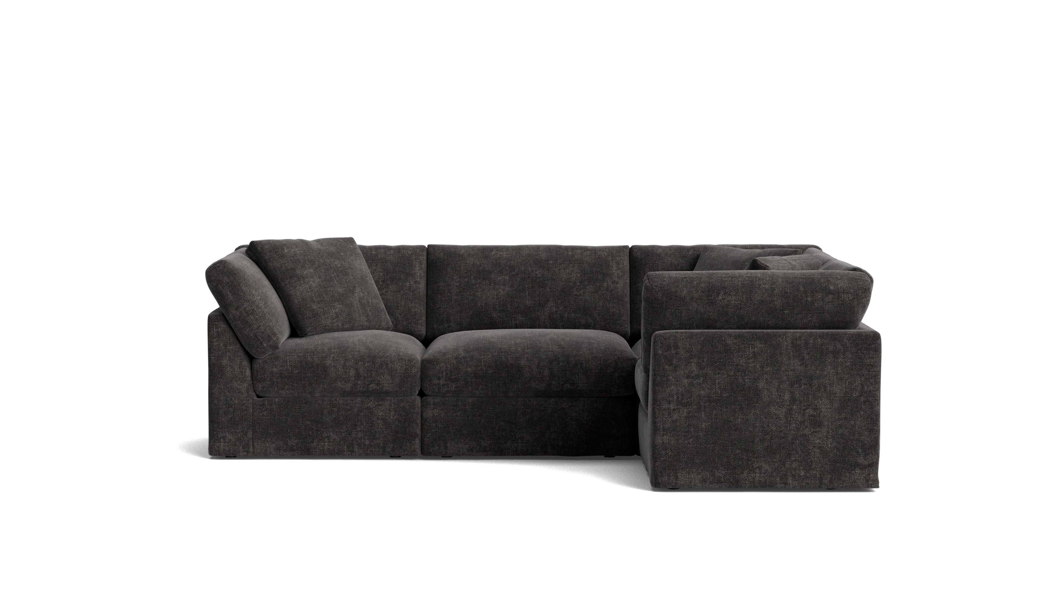 Get Together™ 4-Piece Modular Sectional Closed, Standard, Truffle
