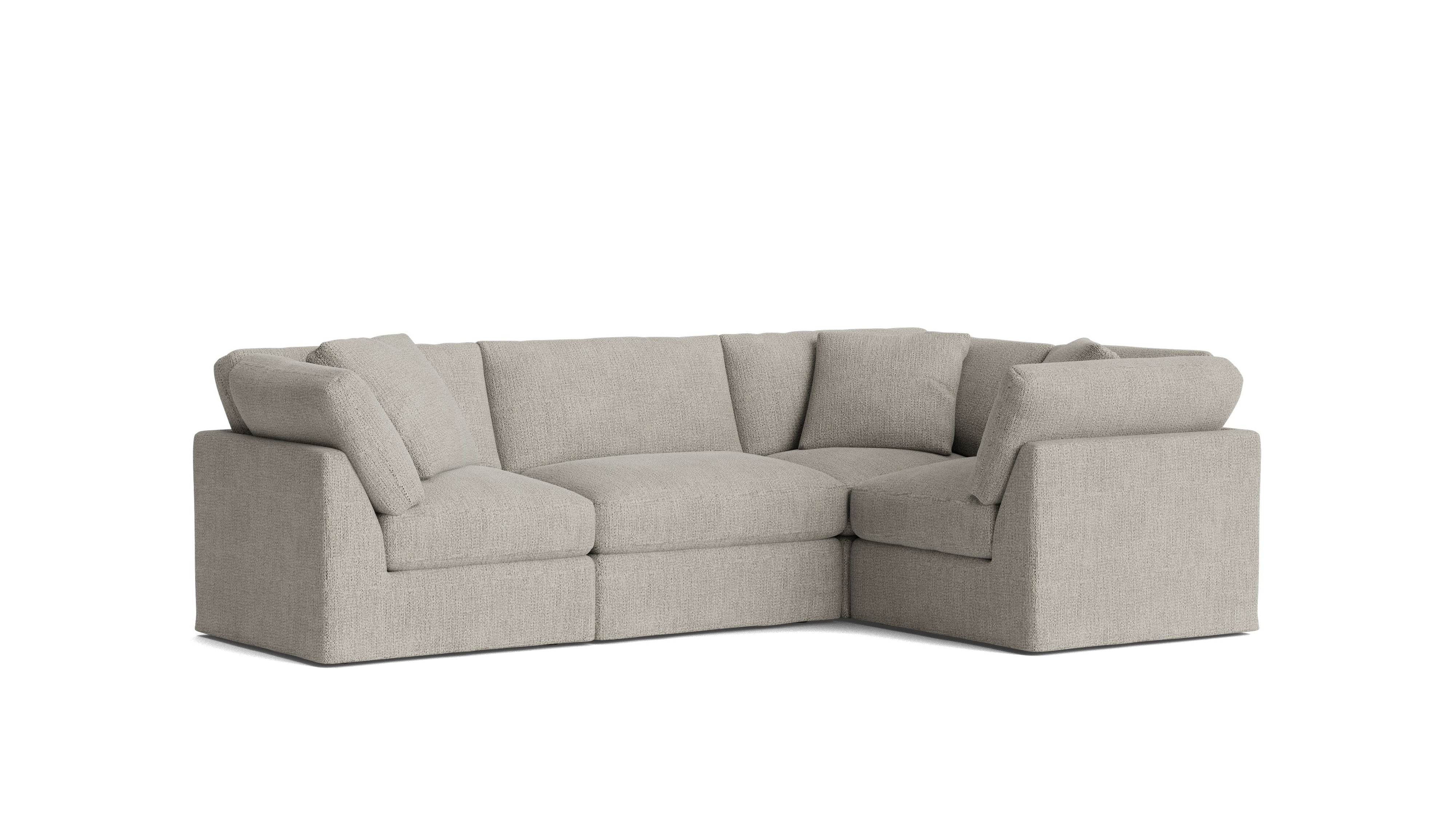 Get Together™ 4-Piece Modular Sectional Closed, Standard, Oatmeal