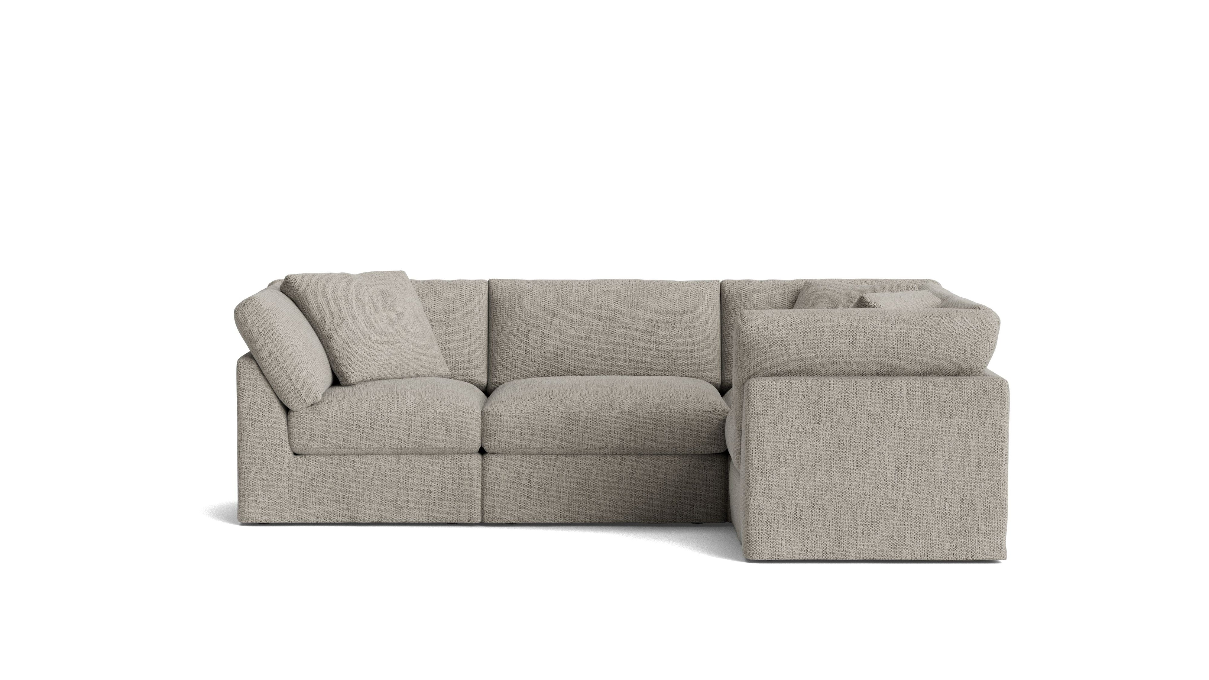 Get Together™ 4-Piece Modular Sectional Closed, Standard, Oatmeal