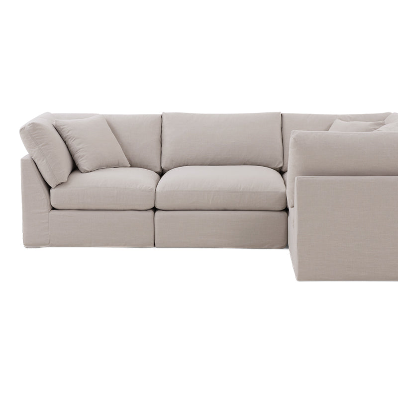 Get Together™ 4-Piece Modular Sectional Closed, Standard, Clay - Image 10