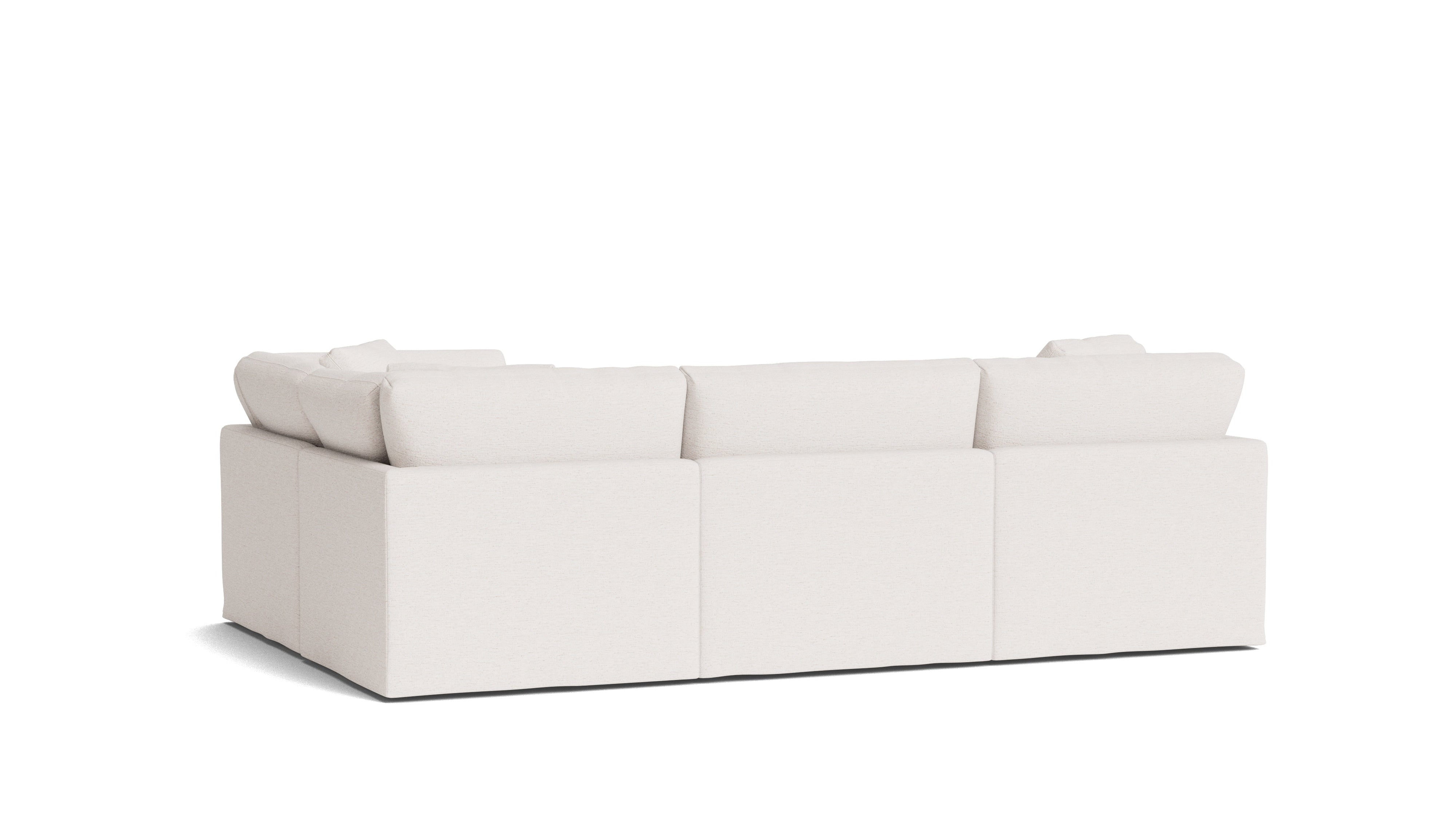 Get Together™ 4-Piece Modular Sectional Closed, Standard, Nomad Snow