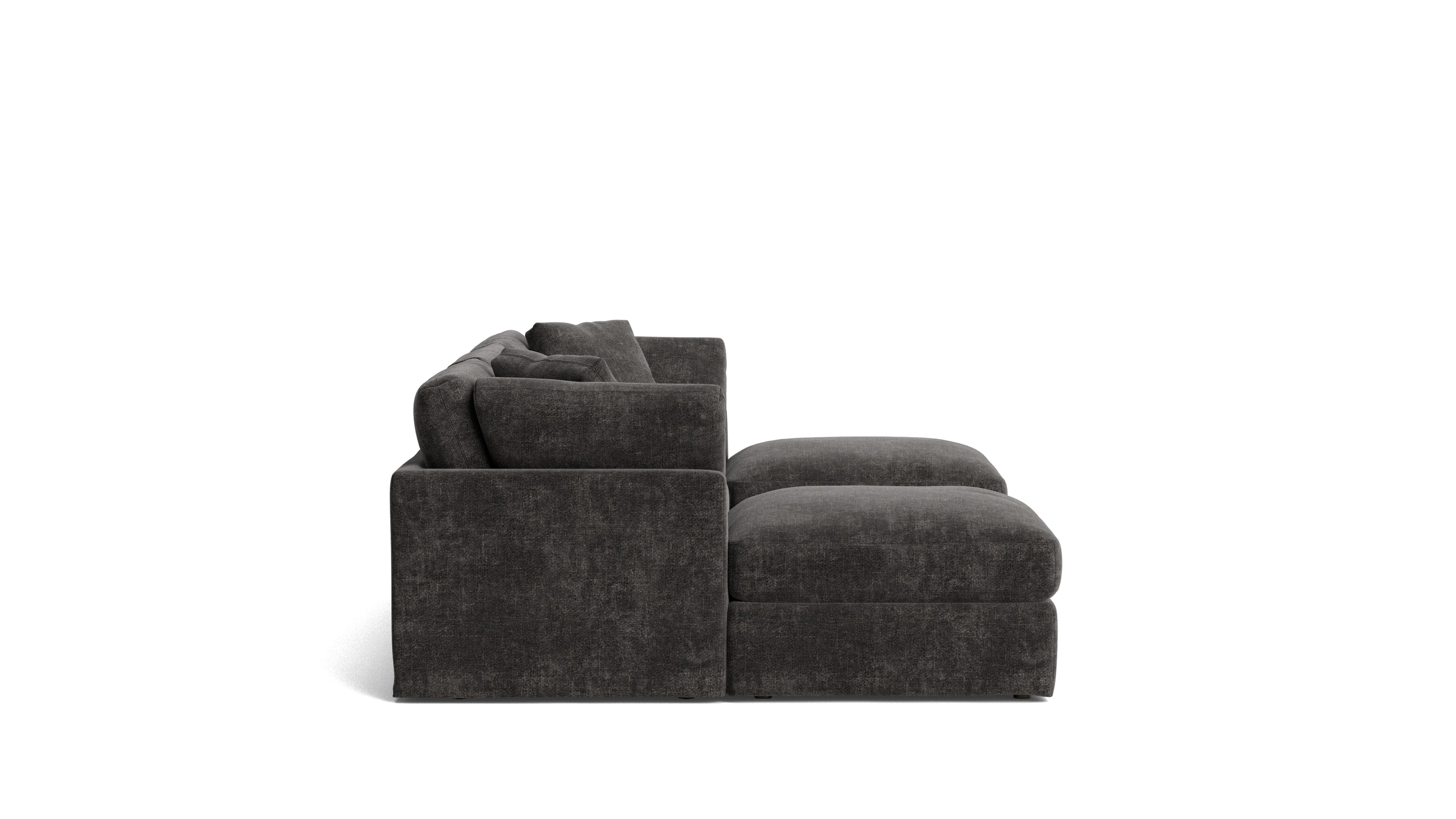 Get Together™ 5 - Piece Modular U - Shaped Sectional, Standard, Truffle - Sundays CompanySEC-YJ-044-003