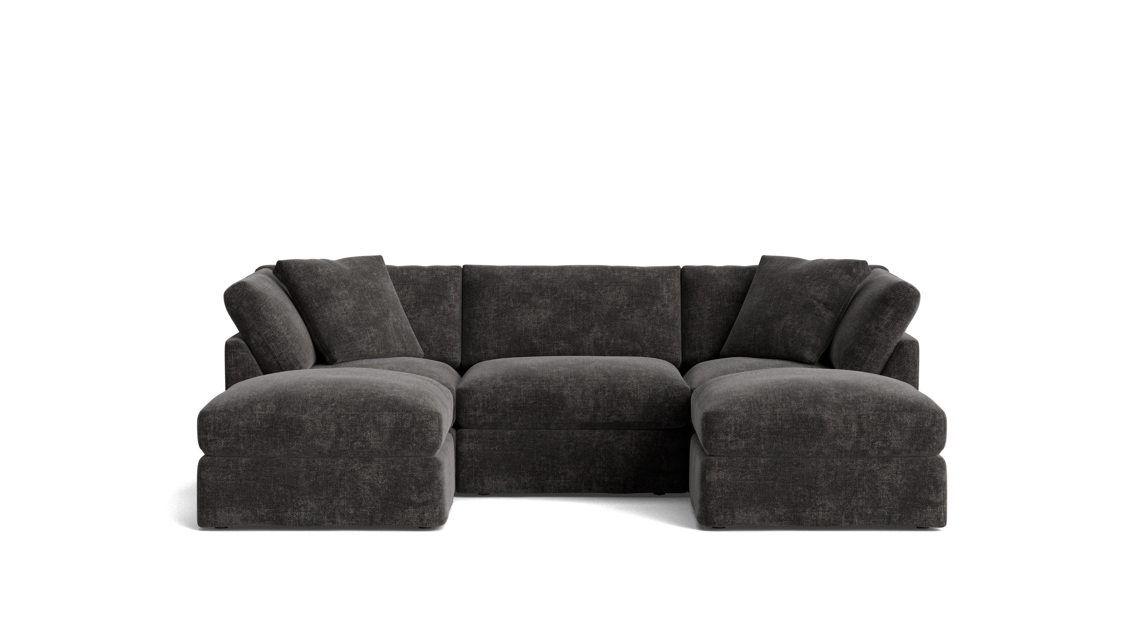 Get Together™ 5-Piece Modular U-Shaped Sectional, Standard, Truffle