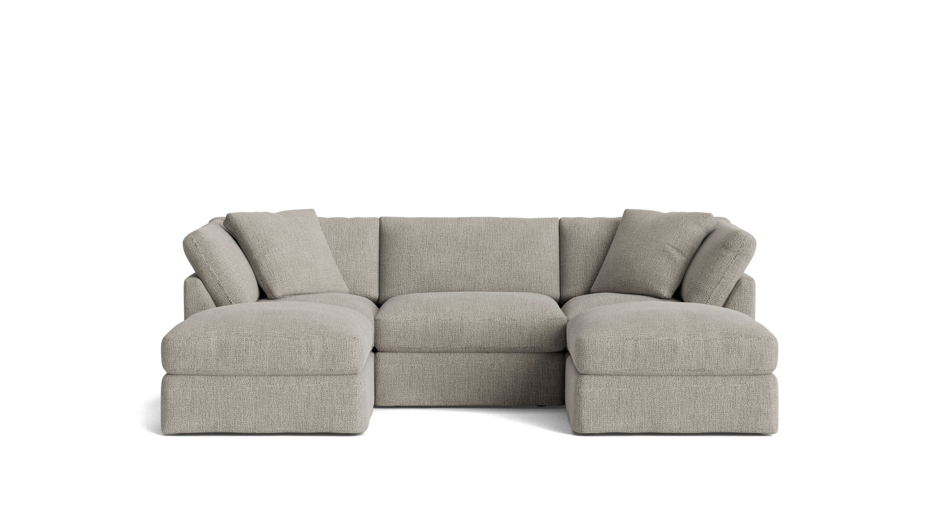 Get Together™ 5-Piece Modular U-Shaped Sectional, Standard, Oatmeal_image