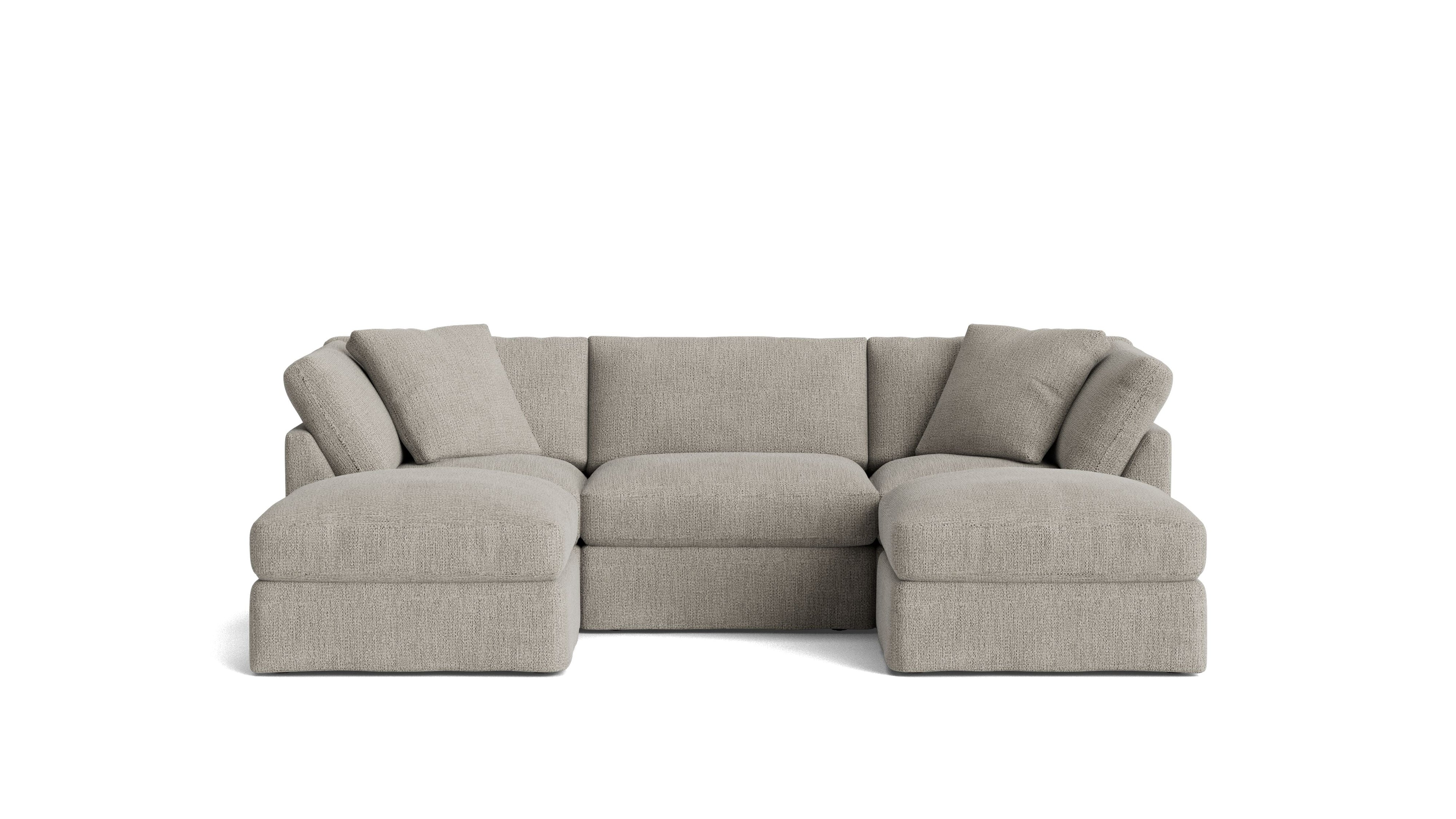 Get Together™ 5-Piece Modular U-Shaped Sectional, Standard, Oatmeal