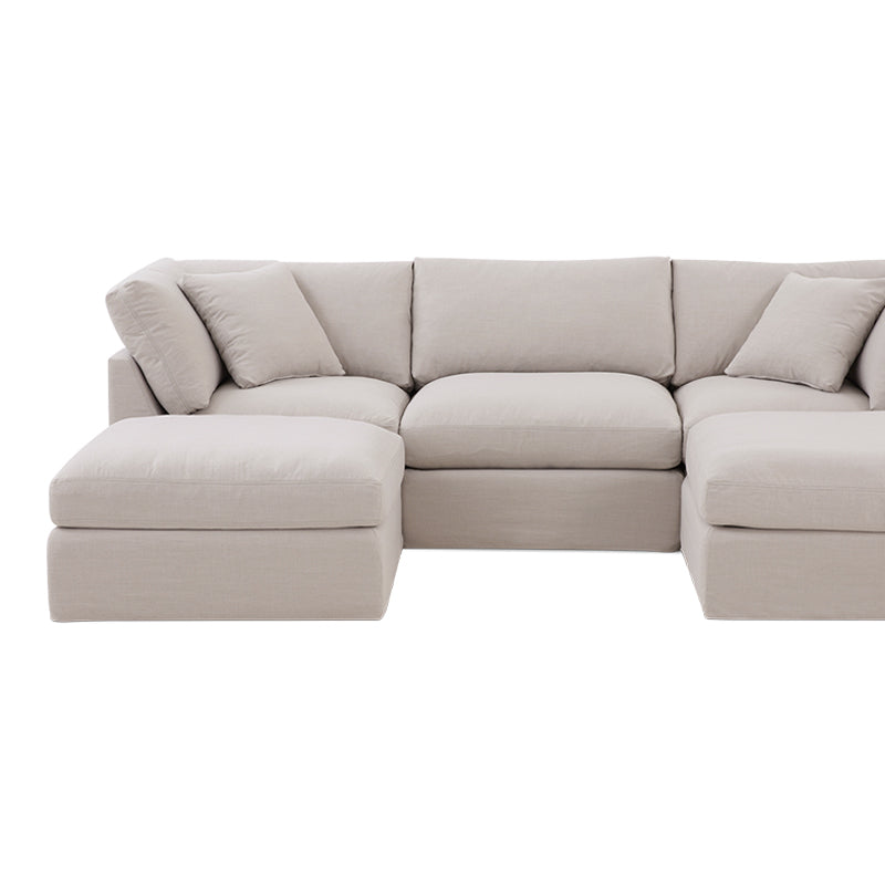 Get Together™ 5-Piece Modular U-Shaped Sectional, Standard, Clay - Image 9