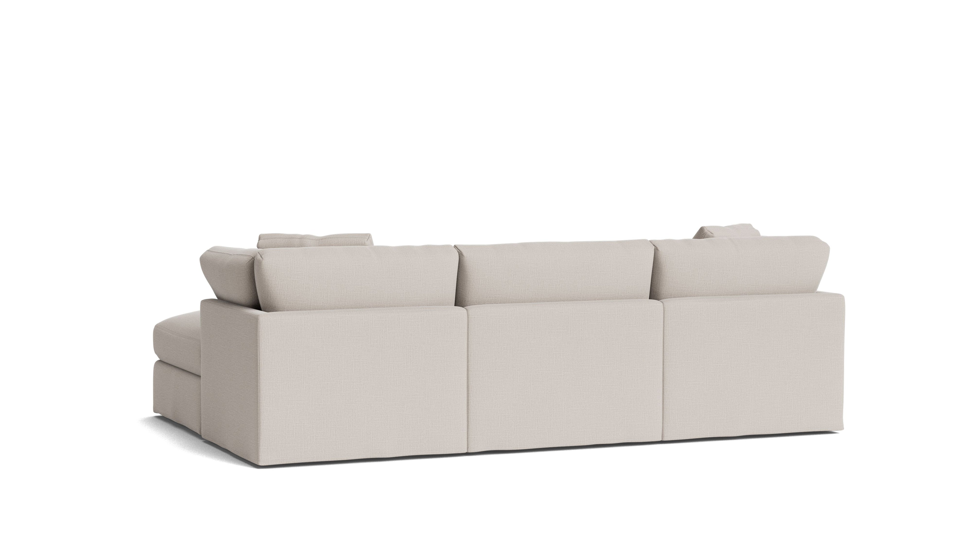 Get Together™ 5 - Piece Modular U - Shaped Sectional, Standard, Clay - Sundays CompanySEC-YJ-044-015