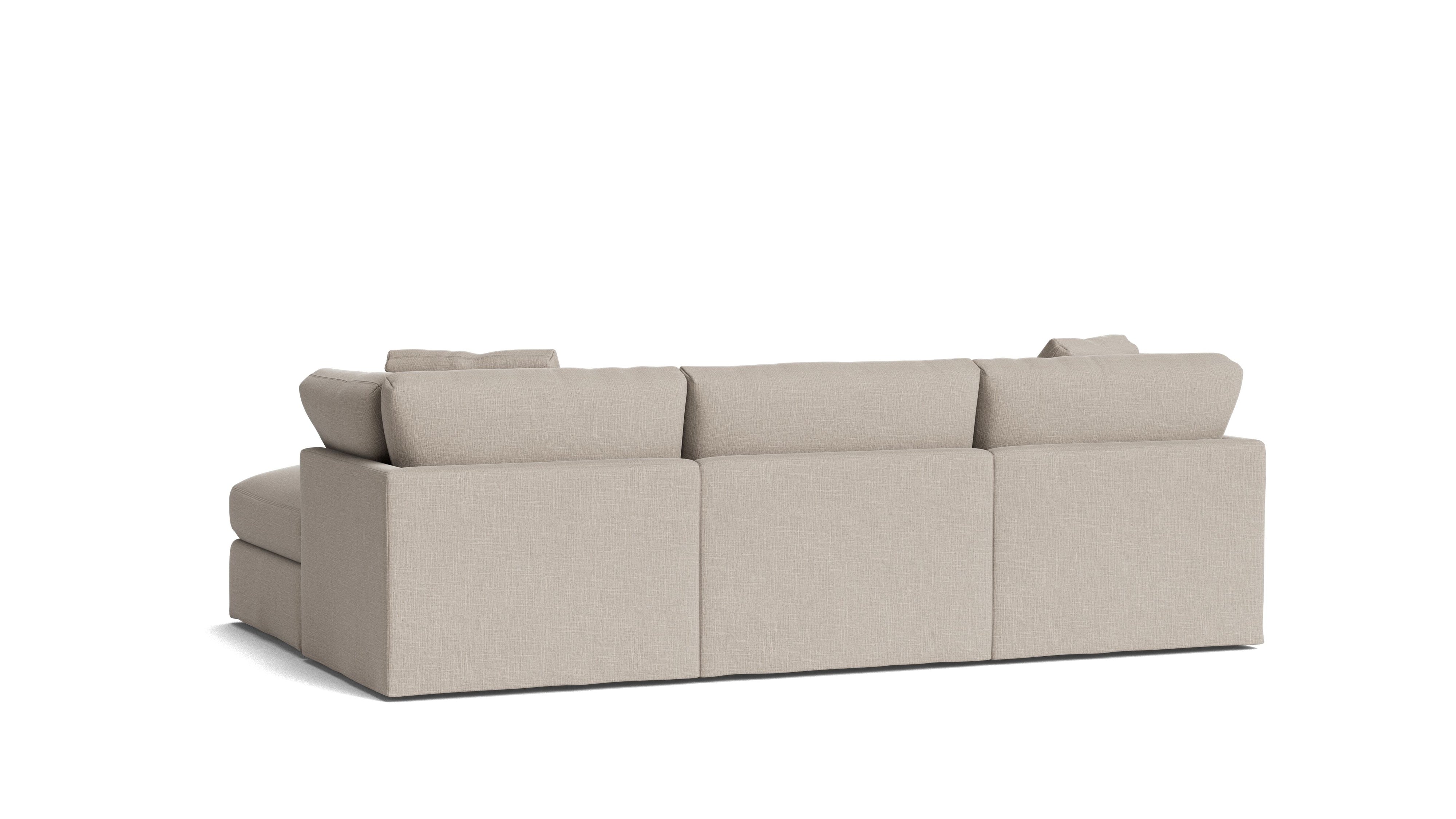 Get Together™ 5-Piece Modular U-Shaped Sectional, Standard, Light Pebble