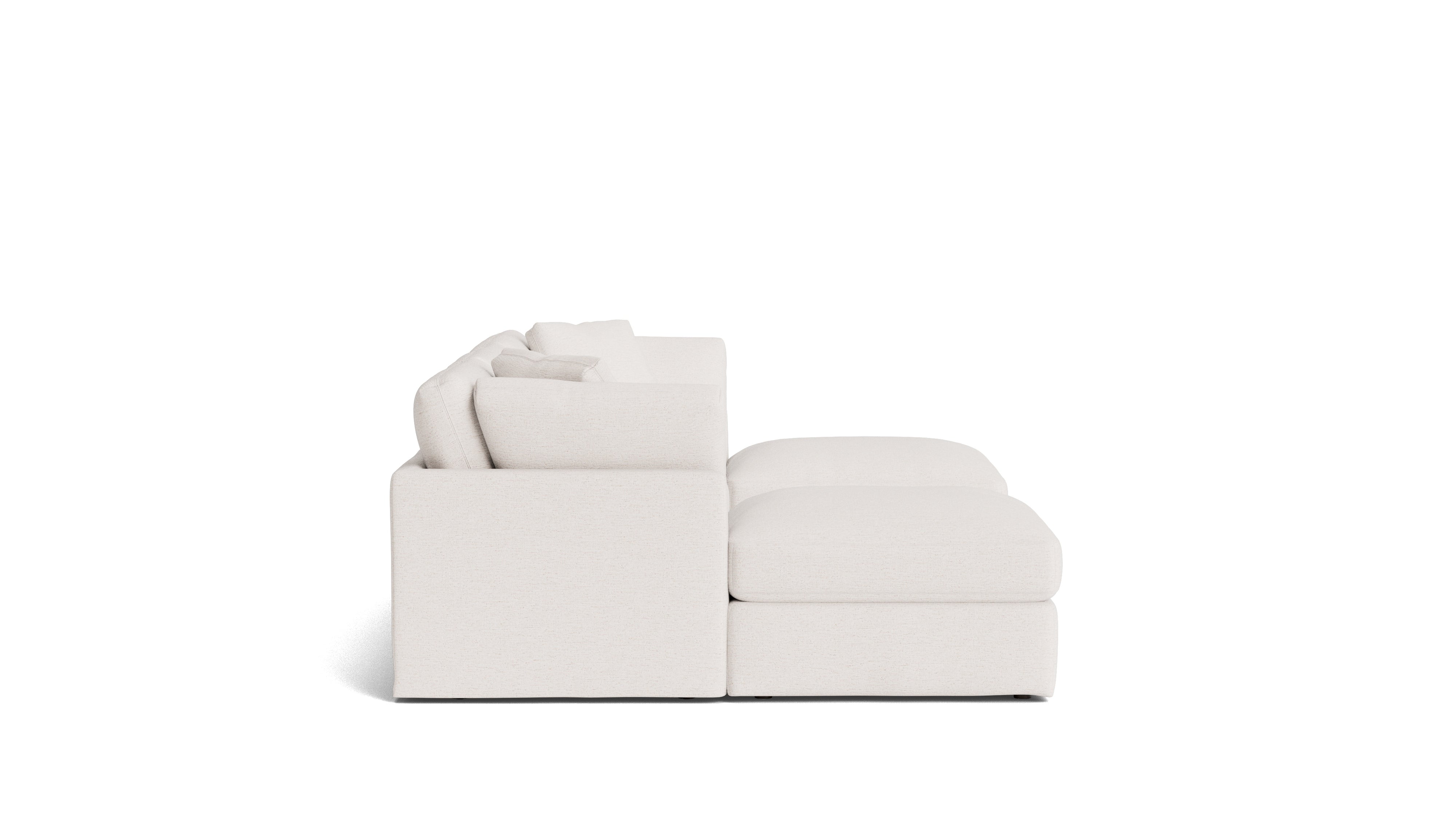 Get Together™ 5-Piece Modular U-Shaped Sectional, Standard, Nomad Snow